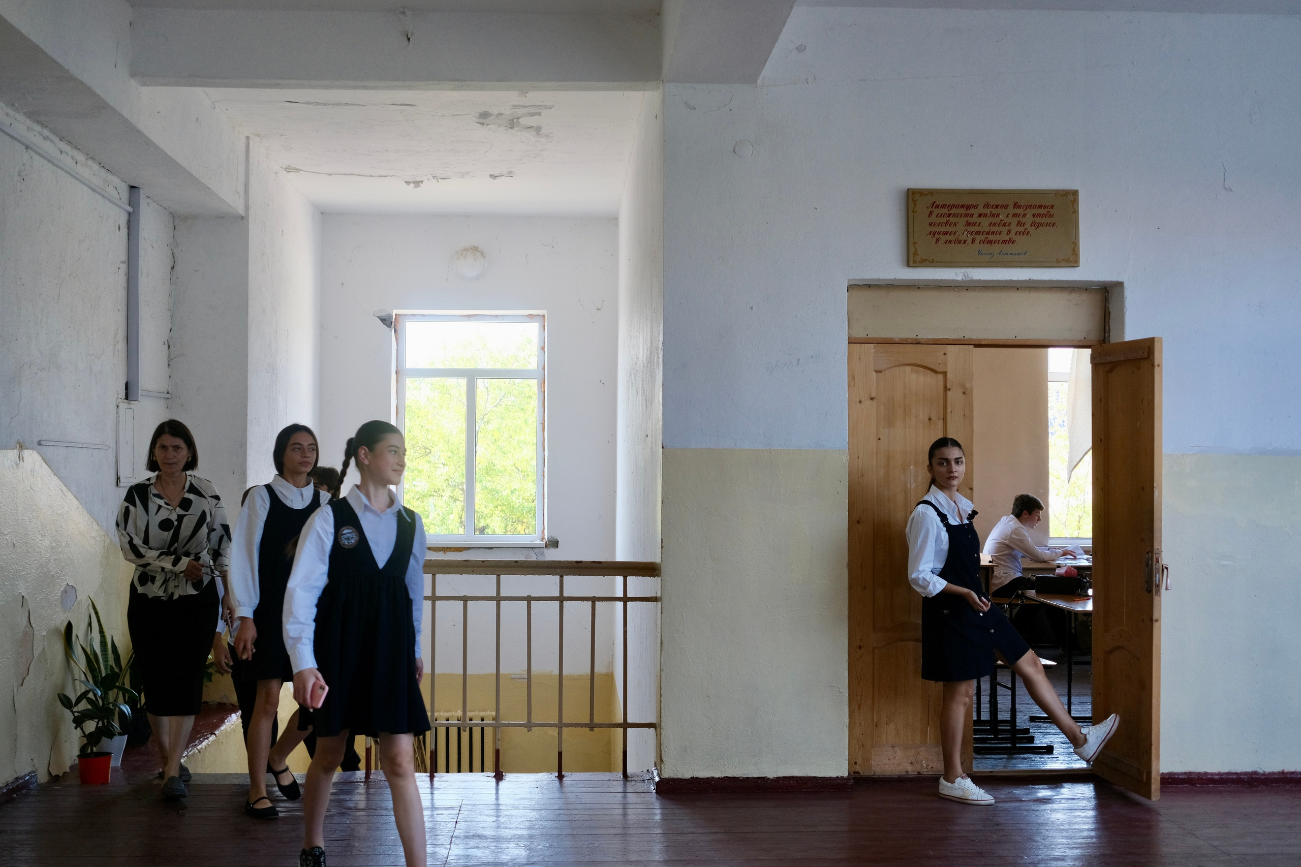 Гудаутская русская школа № 4, Абхазия. Фотограф Евгений Андреев