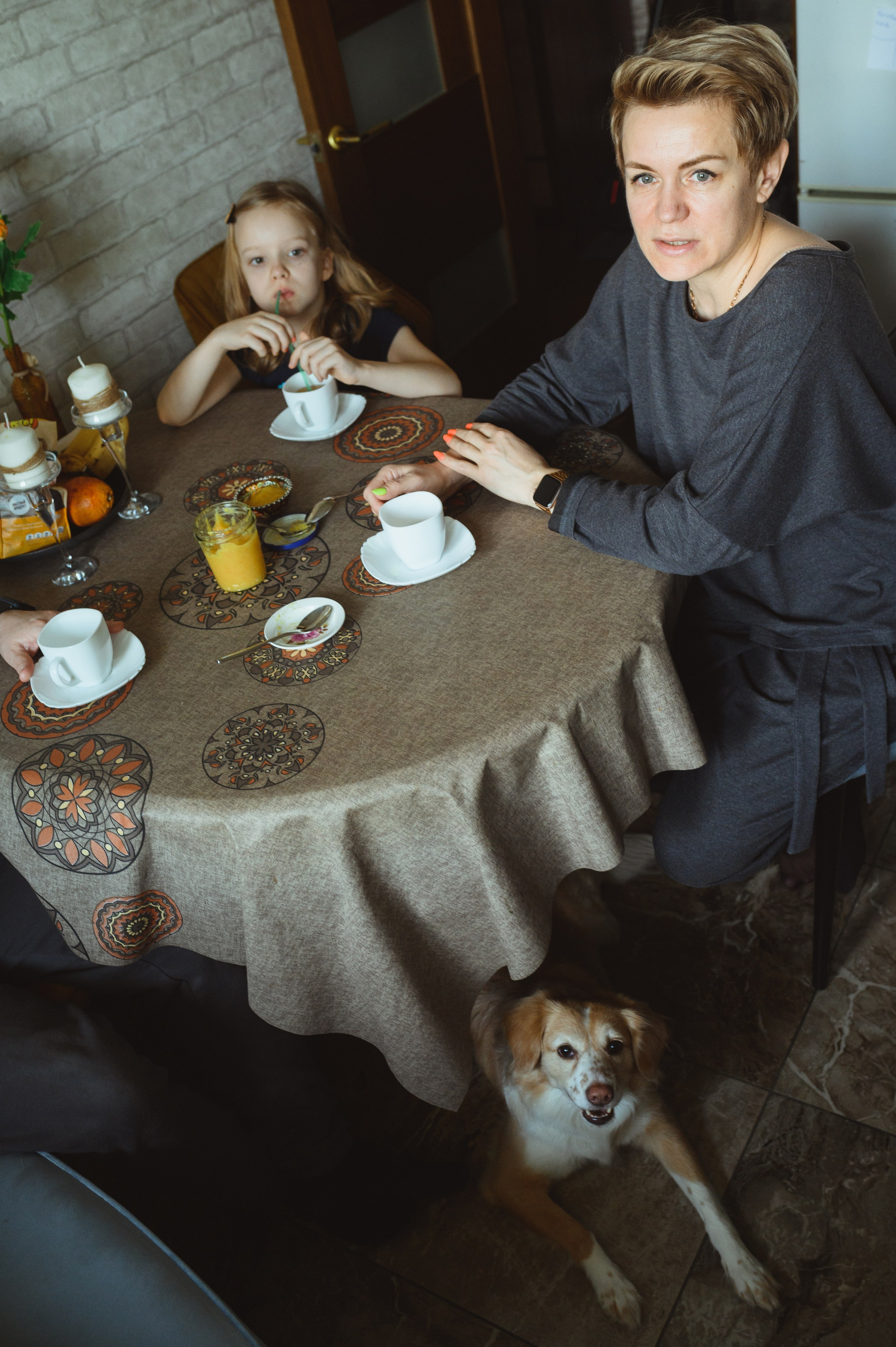 Семейная съемка с собакой. Семейный фотограф в Москве Ольга Барсукова