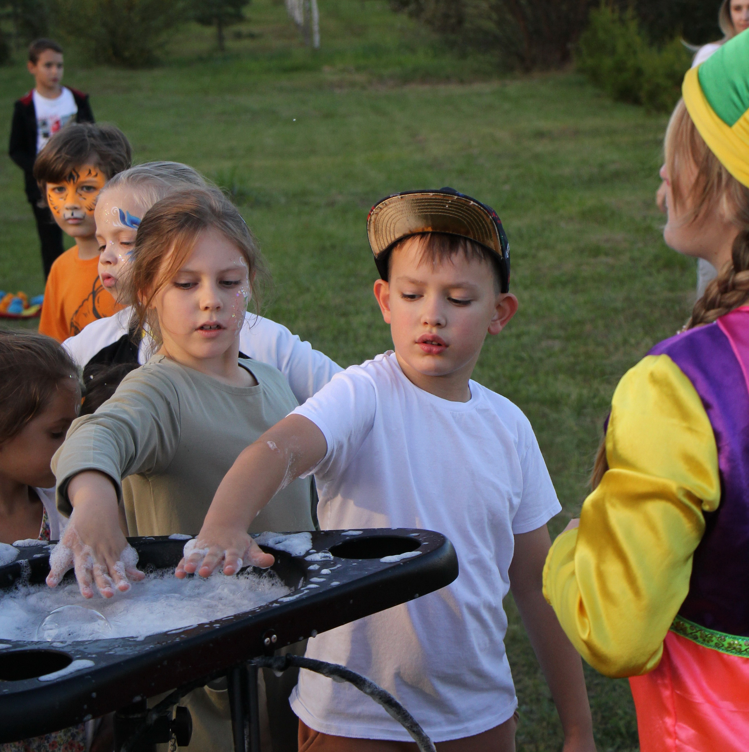 На детском празднике. Портретный фотограф Москва