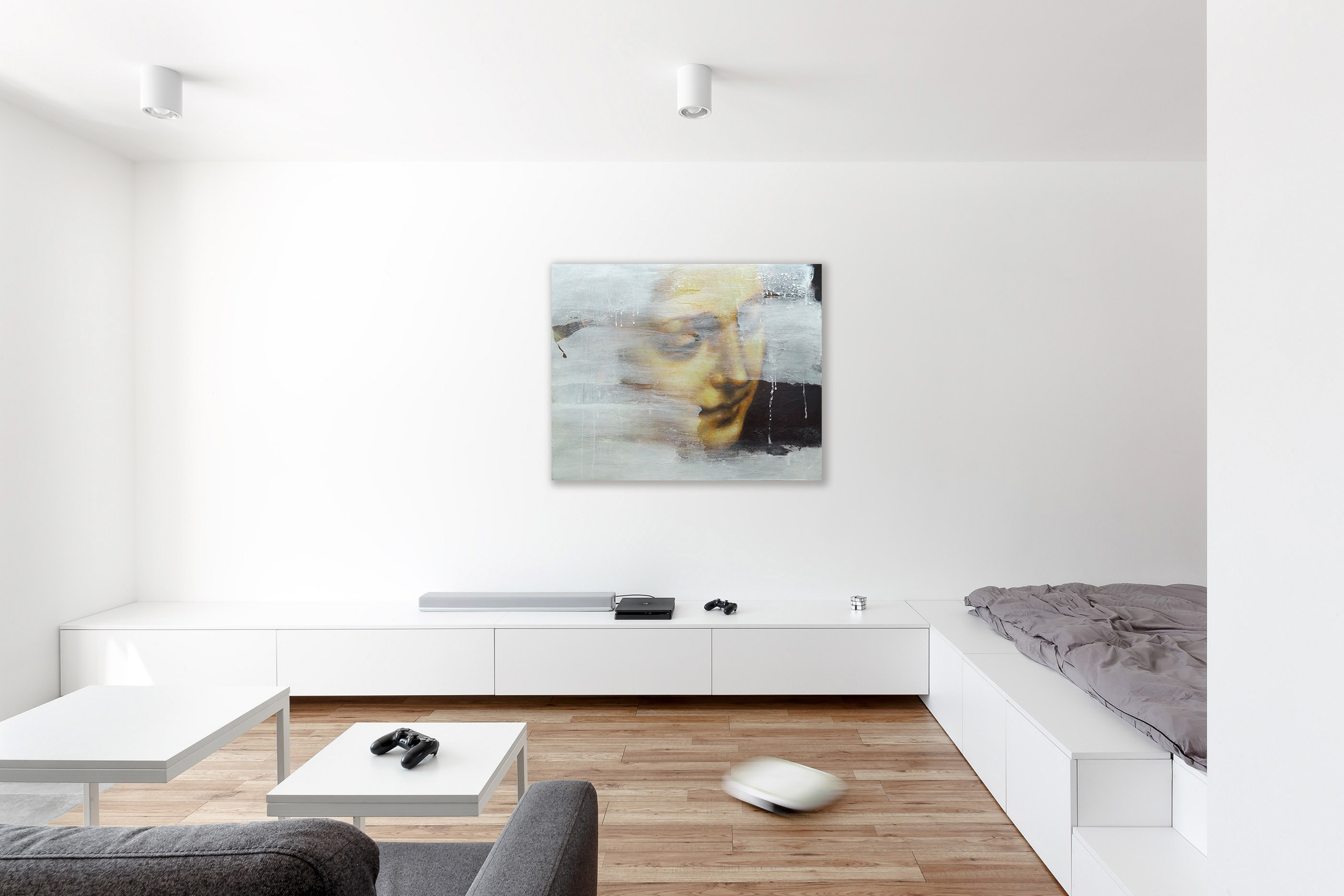 Код да Винчи. Художник-абстракционист Ольга Рикун. Москва