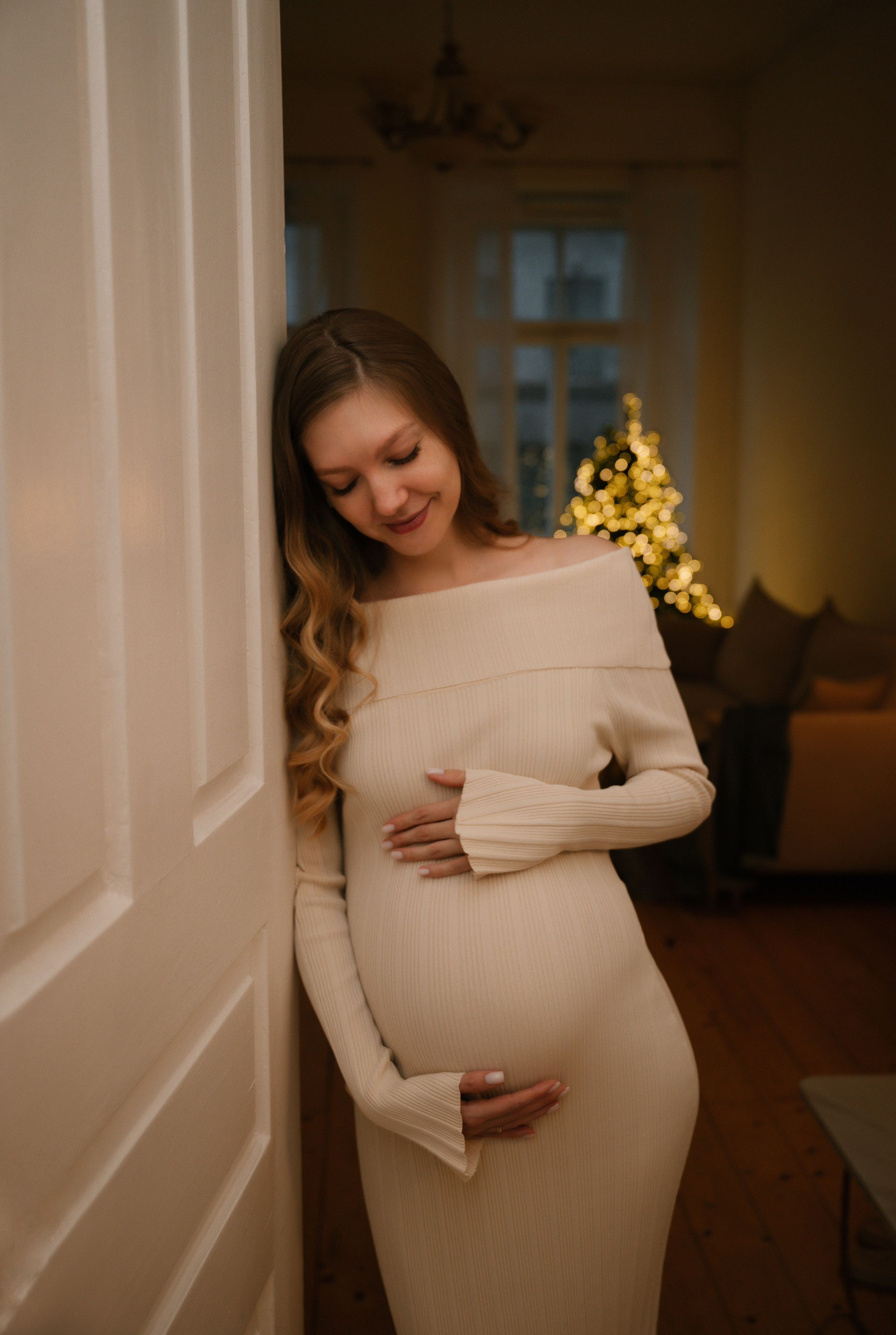 Ожидание чуда Юля Влад Новый год. Фотограф Алёна Мил