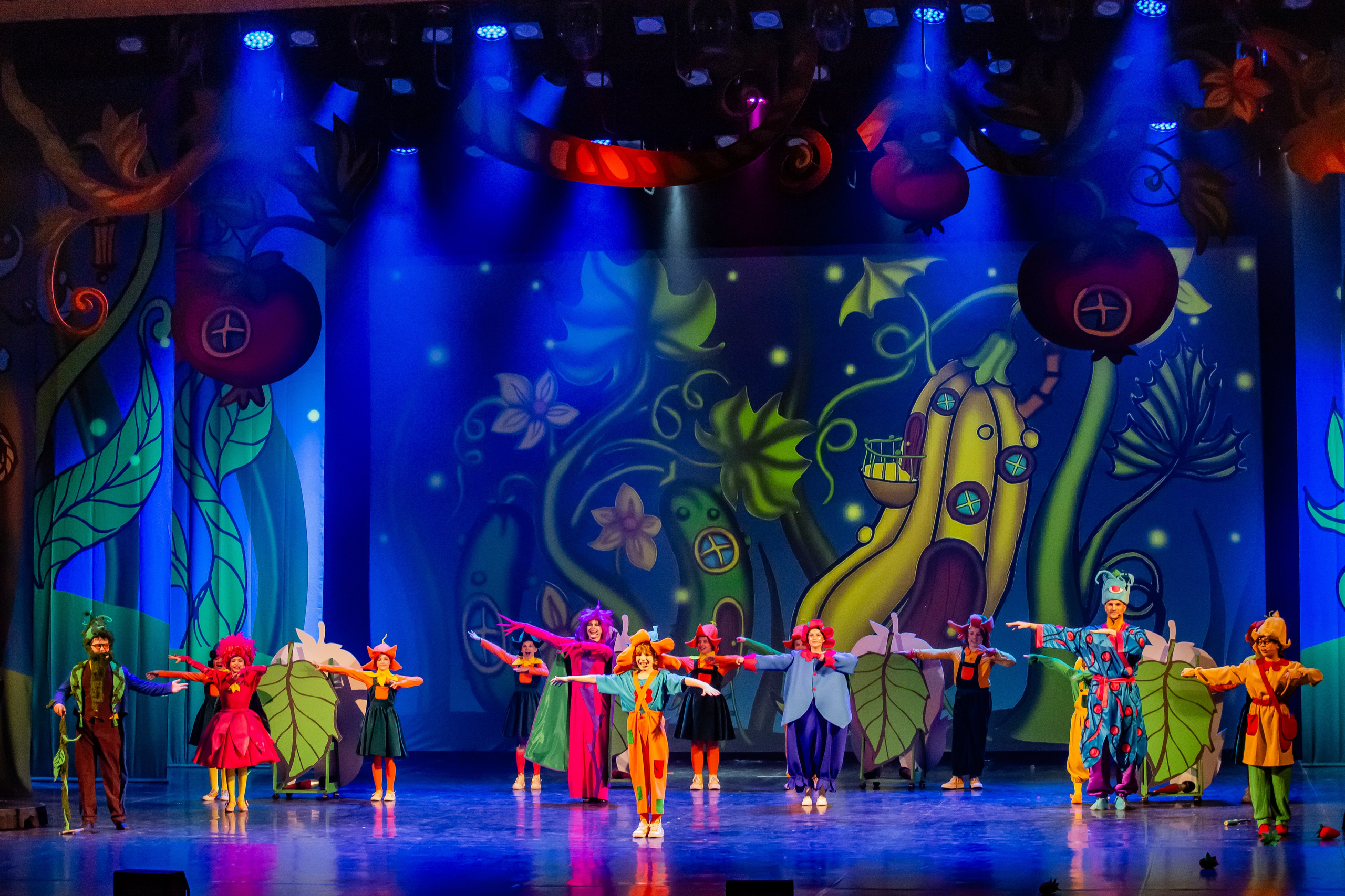 Мюзикл «Незнайка в царстве малюток» премьера Сочи солнышки и Сочи Соло. Фотограф в Сочи Юрий Шептаев