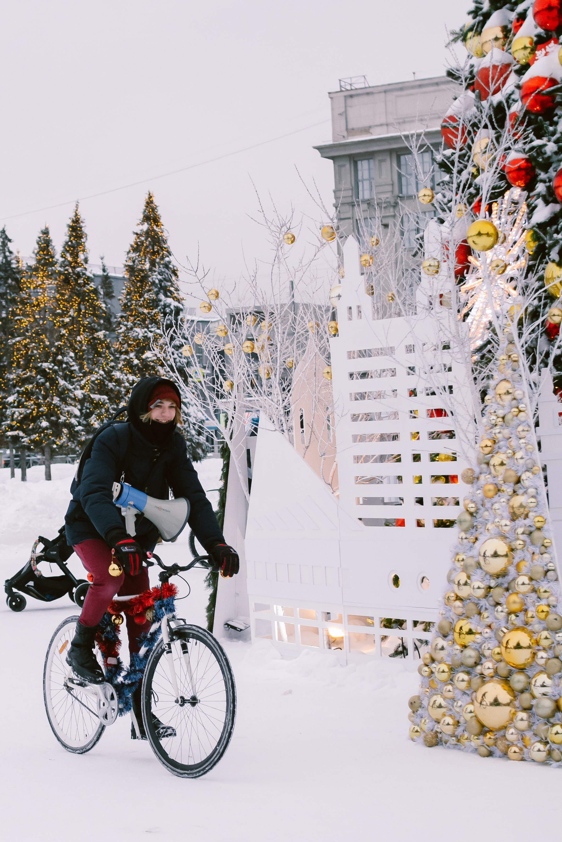 Зимний велозаезд «Привет, велосипед!». Фотограф в Новосибирске Екатерина Васильева