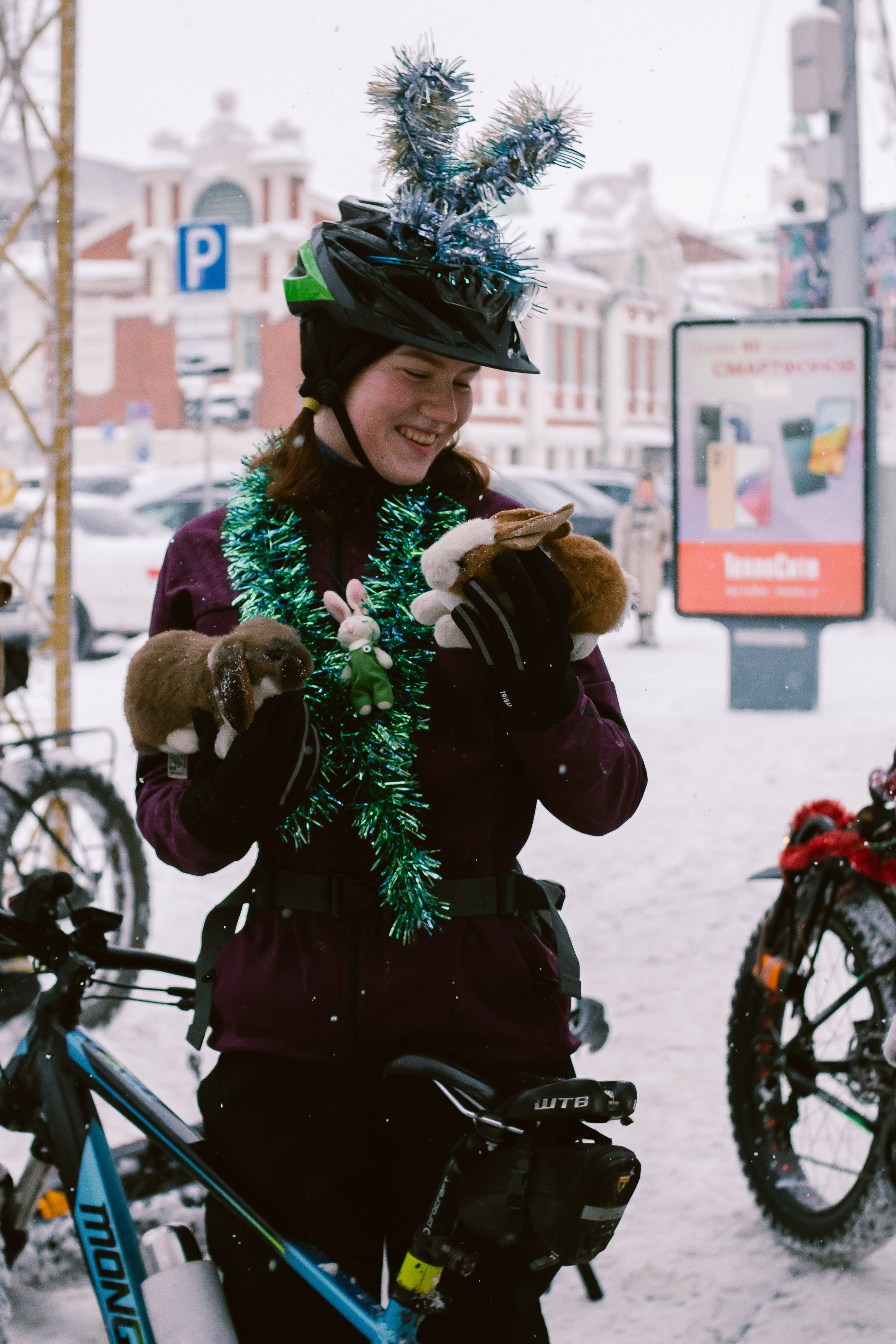Зимний велозаезд «Привет, велосипед!». Фотограф в Новосибирске Екатерина Васильева