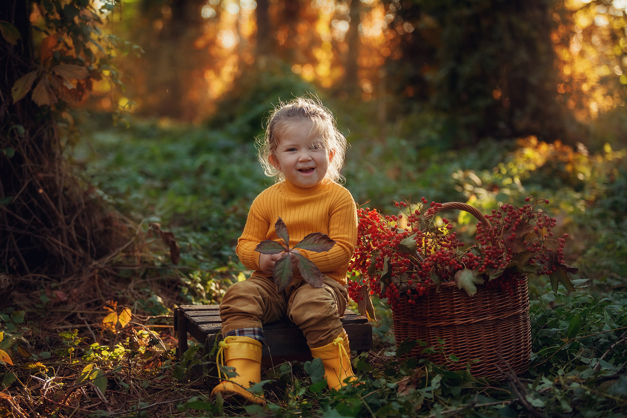 Семейная осенняя прогулка. Семейный и детский фотограф Екатерина Савёлова
