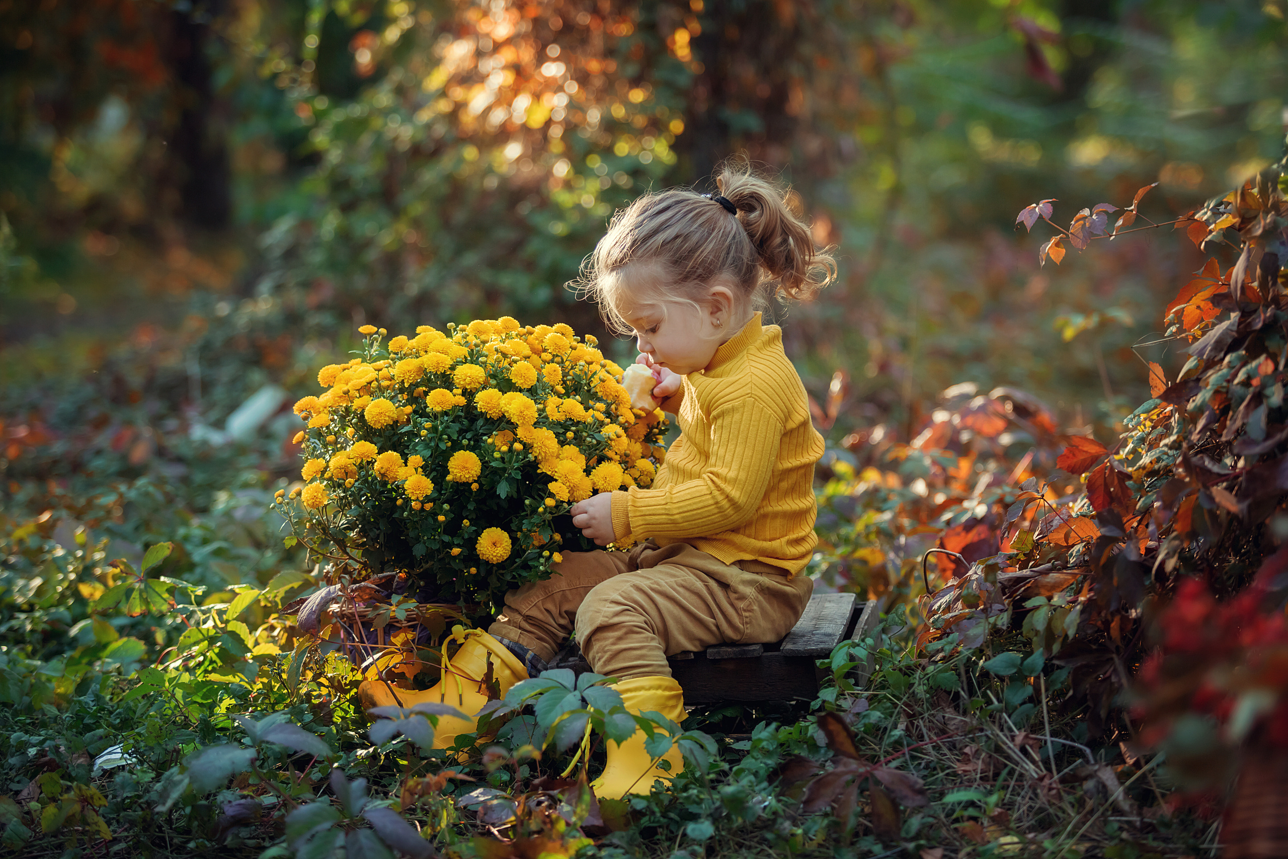 Семейная осенняя прогулка. Семейный и детский фотограф Екатерина Савёлова