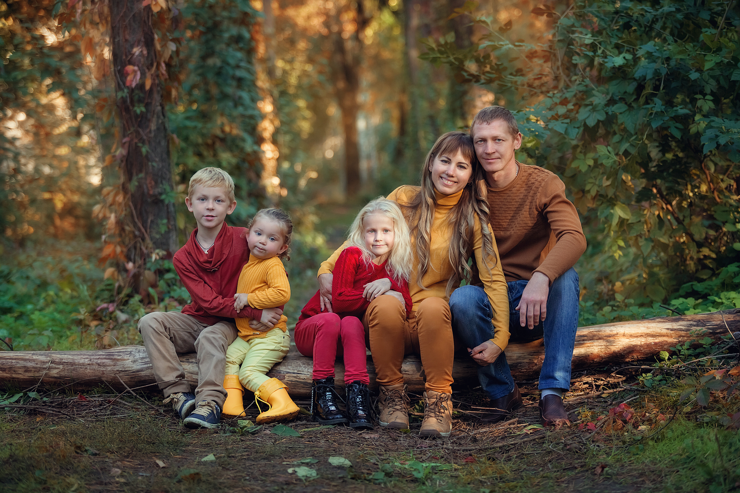 Семейная осенняя прогулка. Семейный и детский фотограф Екатерина Савёлова