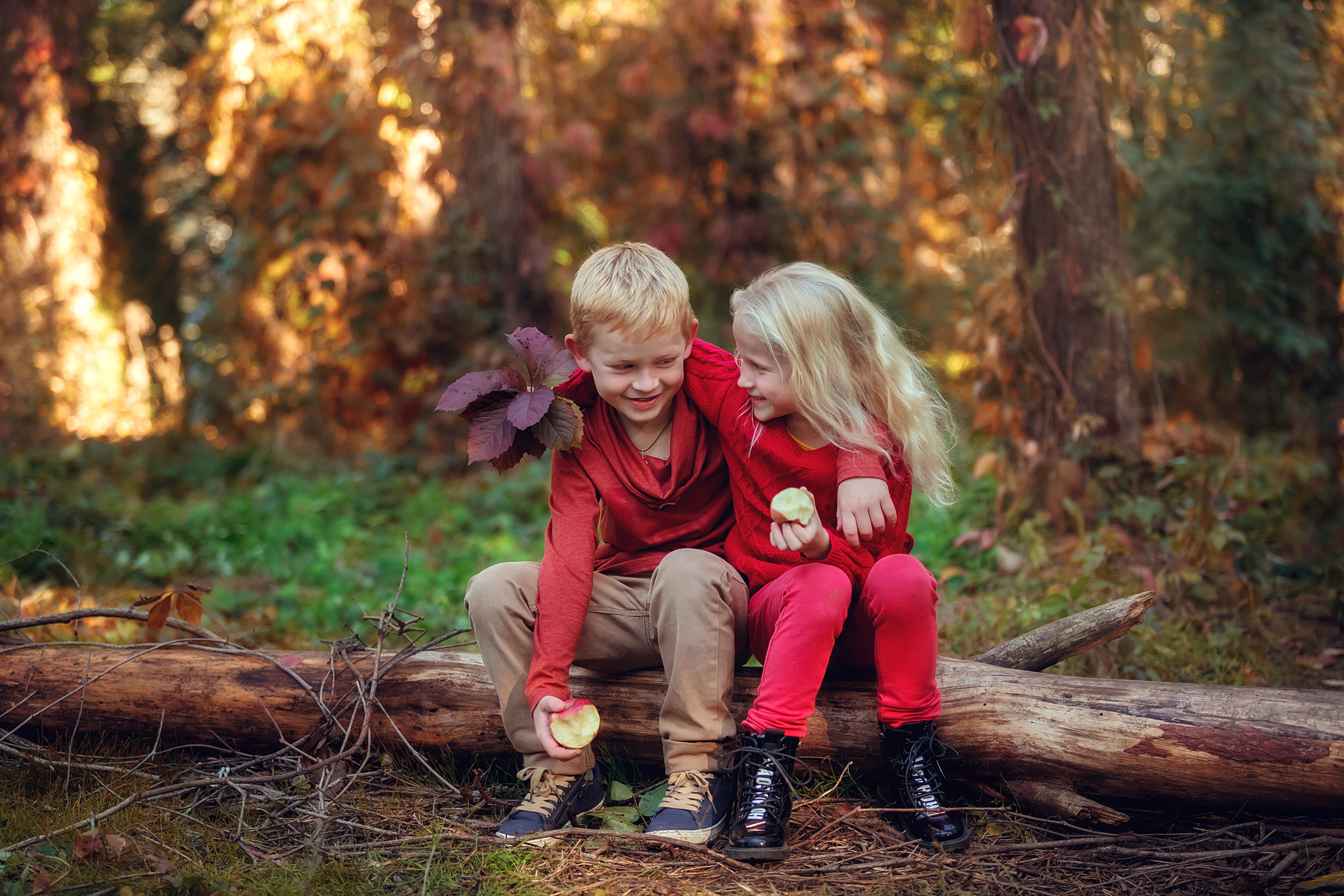 Семейная осенняя прогулка. Семейный и детский фотограф Екатерина Савёлова