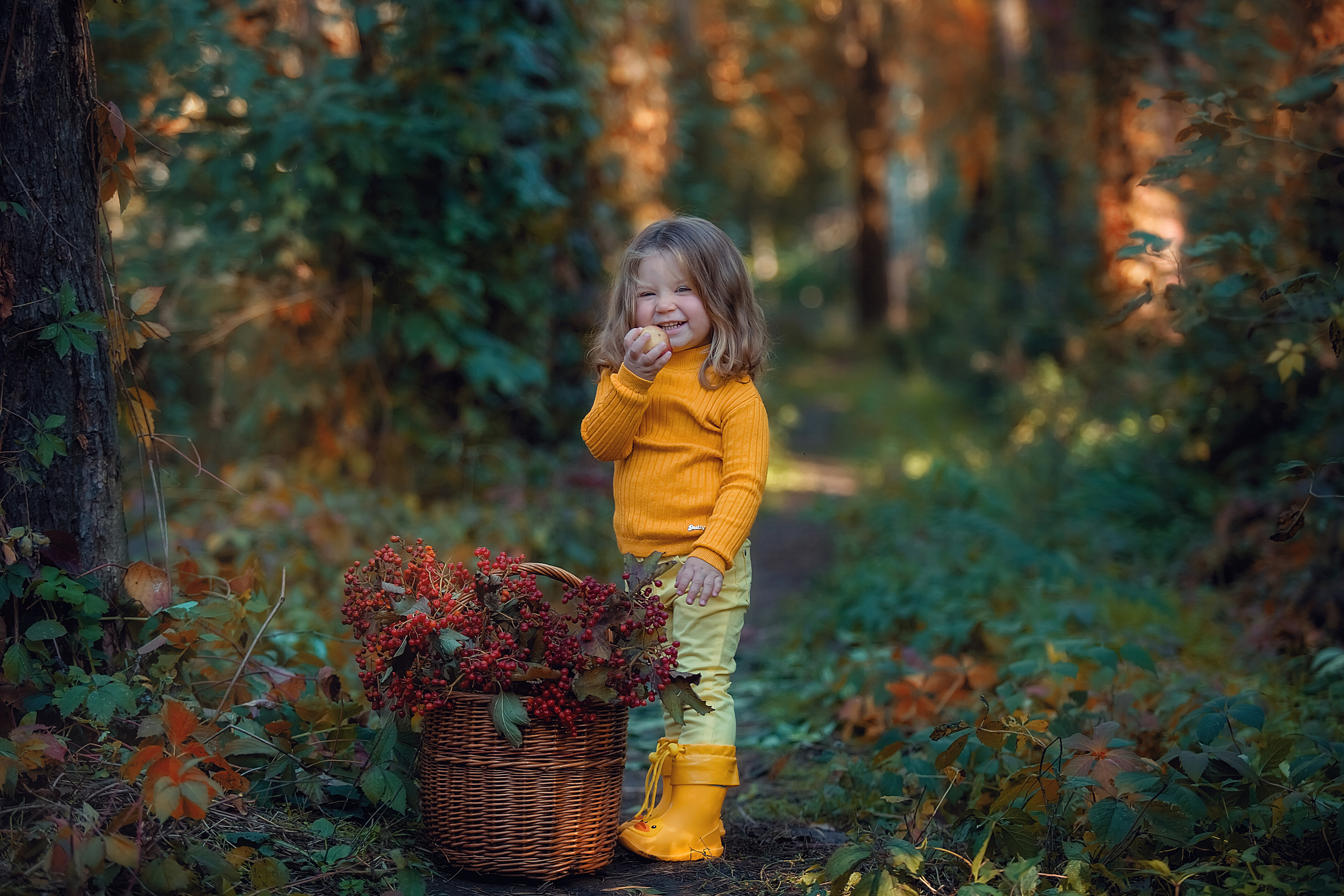 Семейная осенняя прогулка. Семейный и детский фотограф Екатерина Савёлова