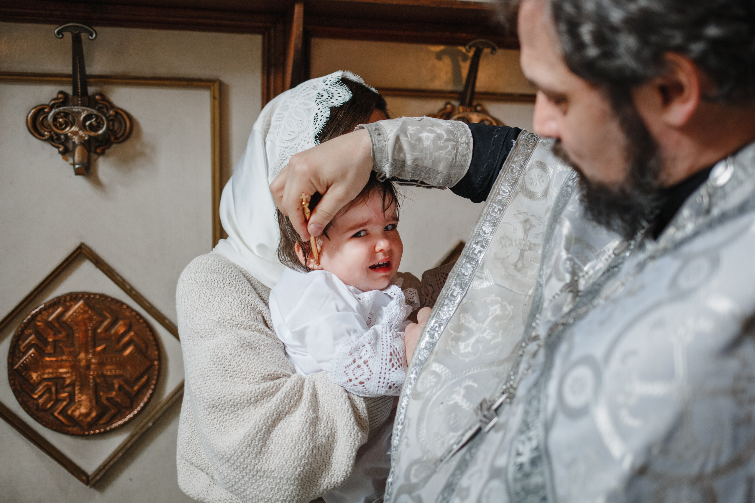 Крещение Валерии. Семейный фотограф Николаева Ольга