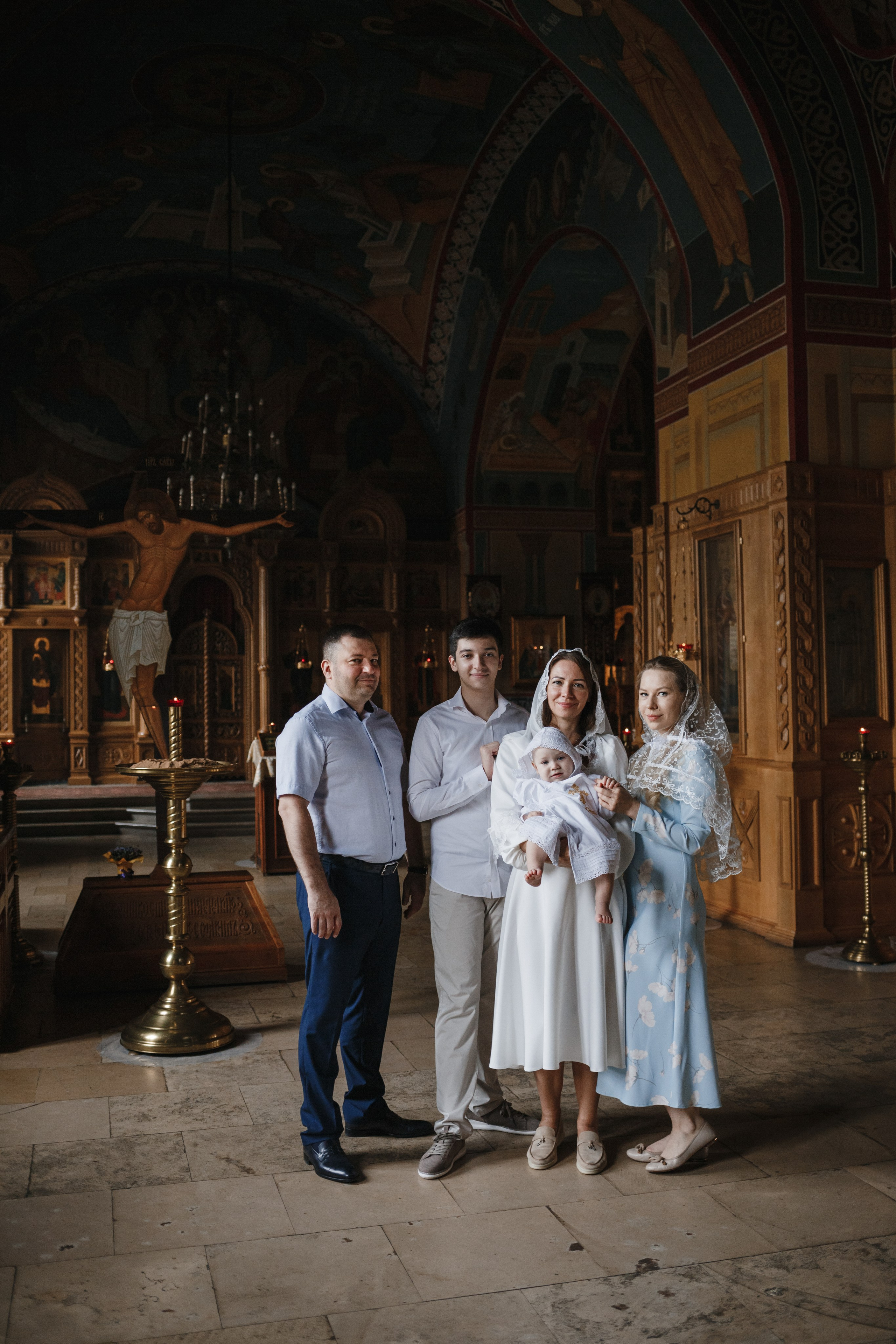 Крещение Кирилла. Семейный фотограф Николаева Ольга