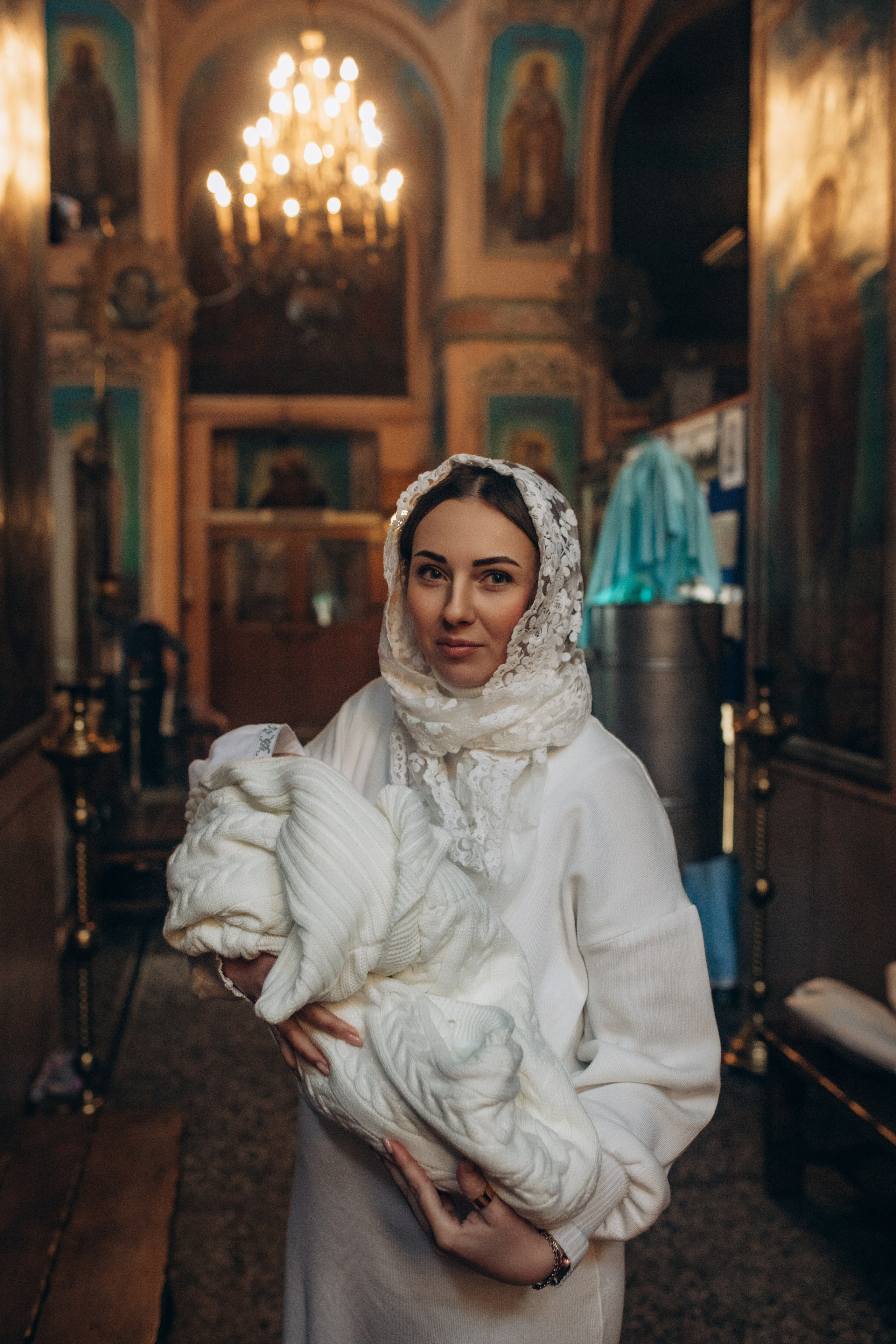 Крещение Михаил. Семейный и домашний фотограф в Москве и МО Королева Валерия