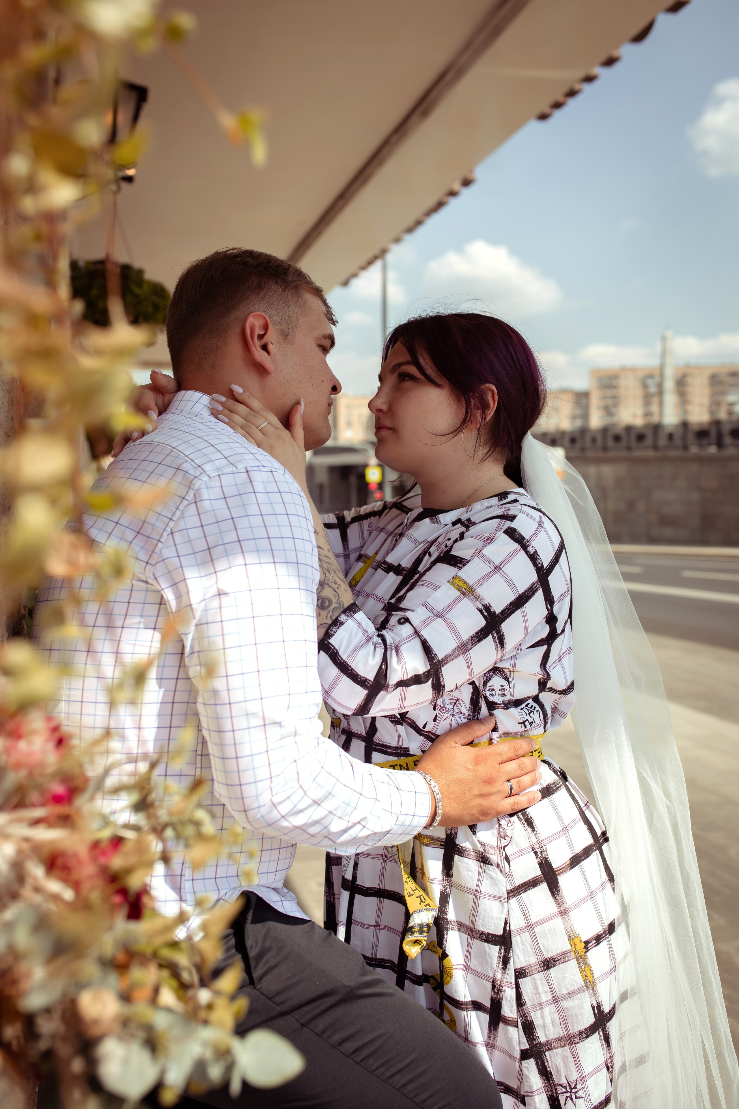 Светлана и Дмитрий. Прогулка после ЗАГСа. Семейный и детский фотограф в Москве Дорогова Екатерина