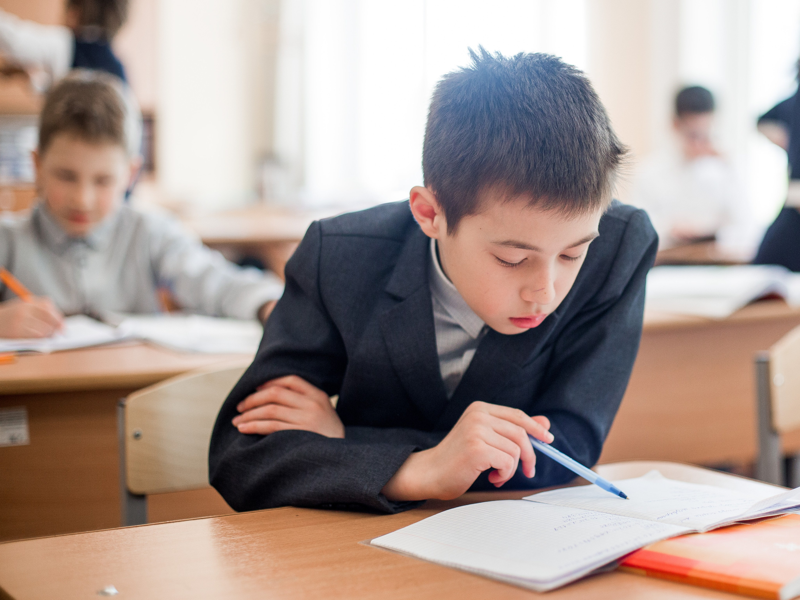 Школьная фотосъемка 3 класса. Репортажный фотограф Борис Геер