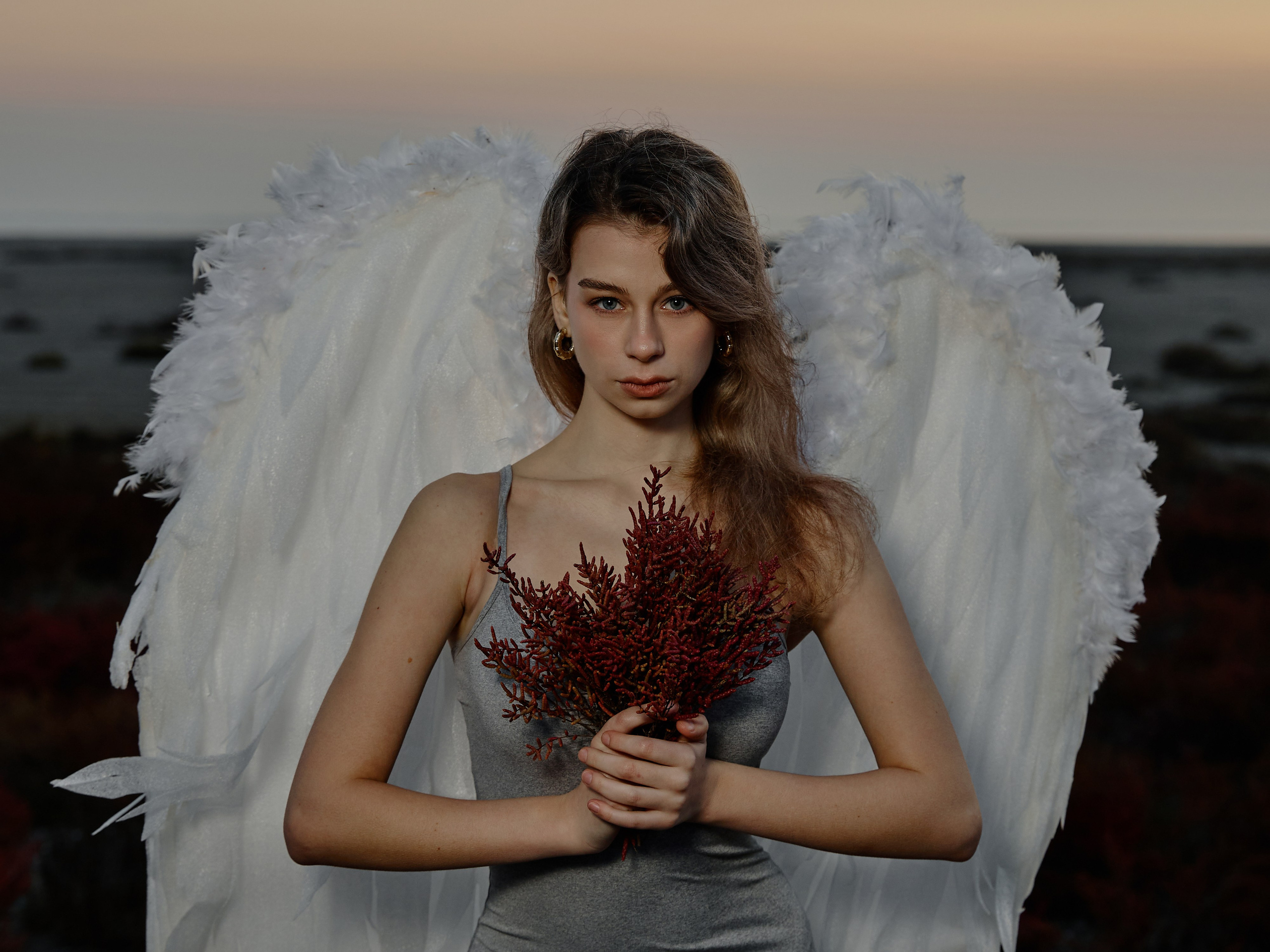 Фотосессия для Лизы в образе ангела