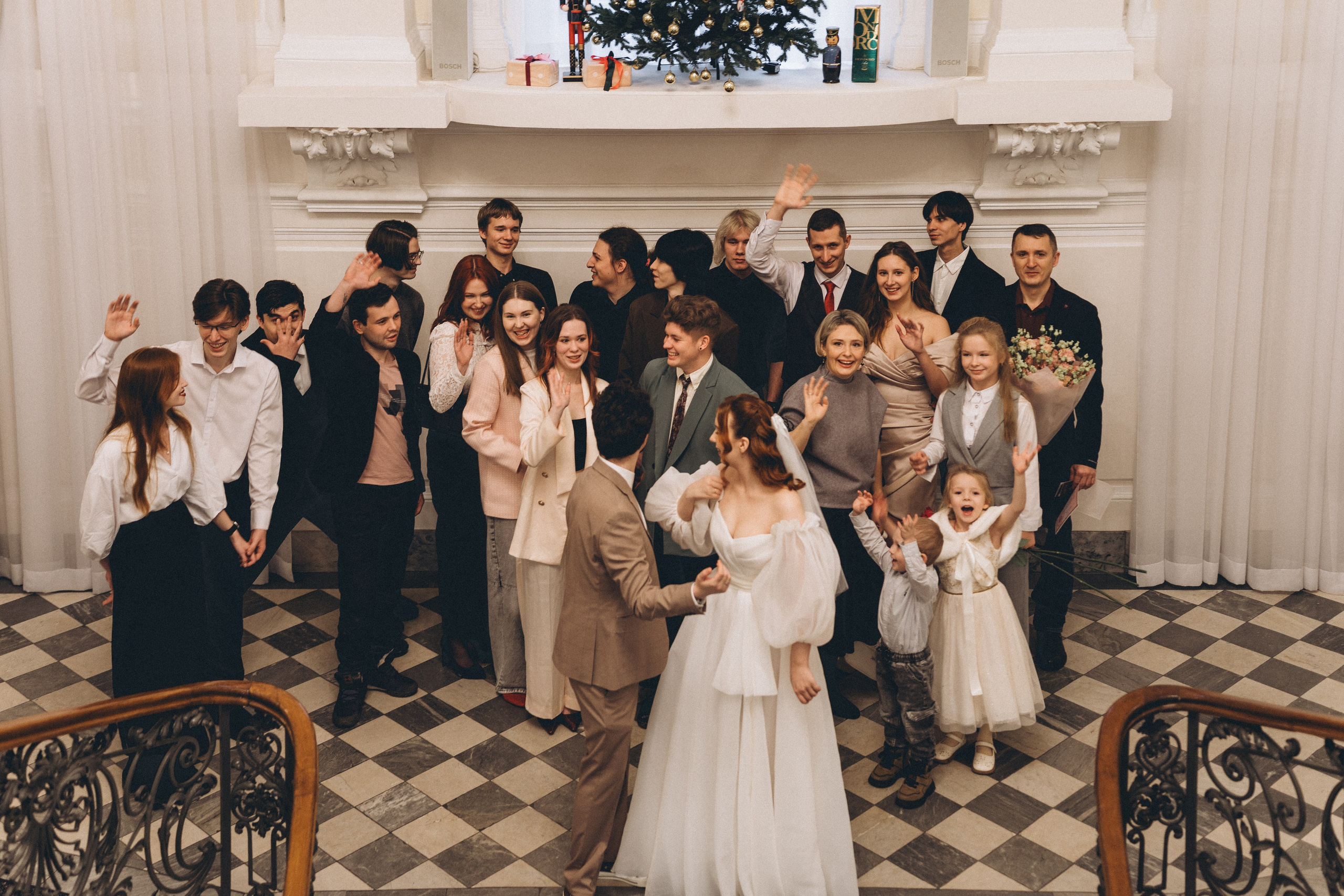 СВАДЕБНАЯ СЬЕМКА ВО ВТОРОМ ДВОРЦЕ С ГОСТЯМИ И ПРОГУЛКА В ТАВРИЧЕСКОМ САДУ. Профессиональный фотограф, Санкт-Петербург — Виктория Богомолова