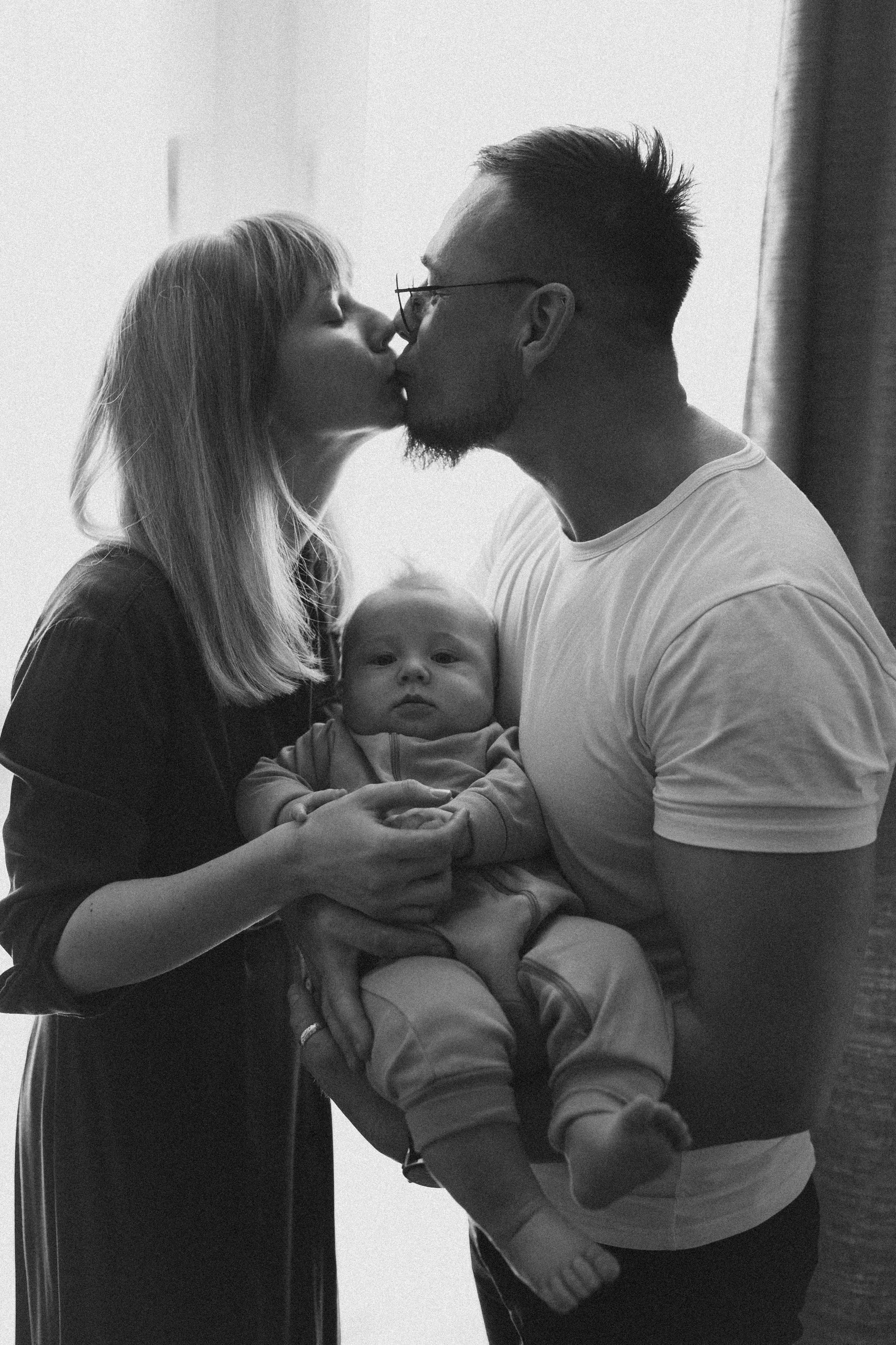 Иван, Мария и Тихон (домашняя фотосессия). Семейный и детский фотограф и видеограф в Москве, Дрокина Наталья