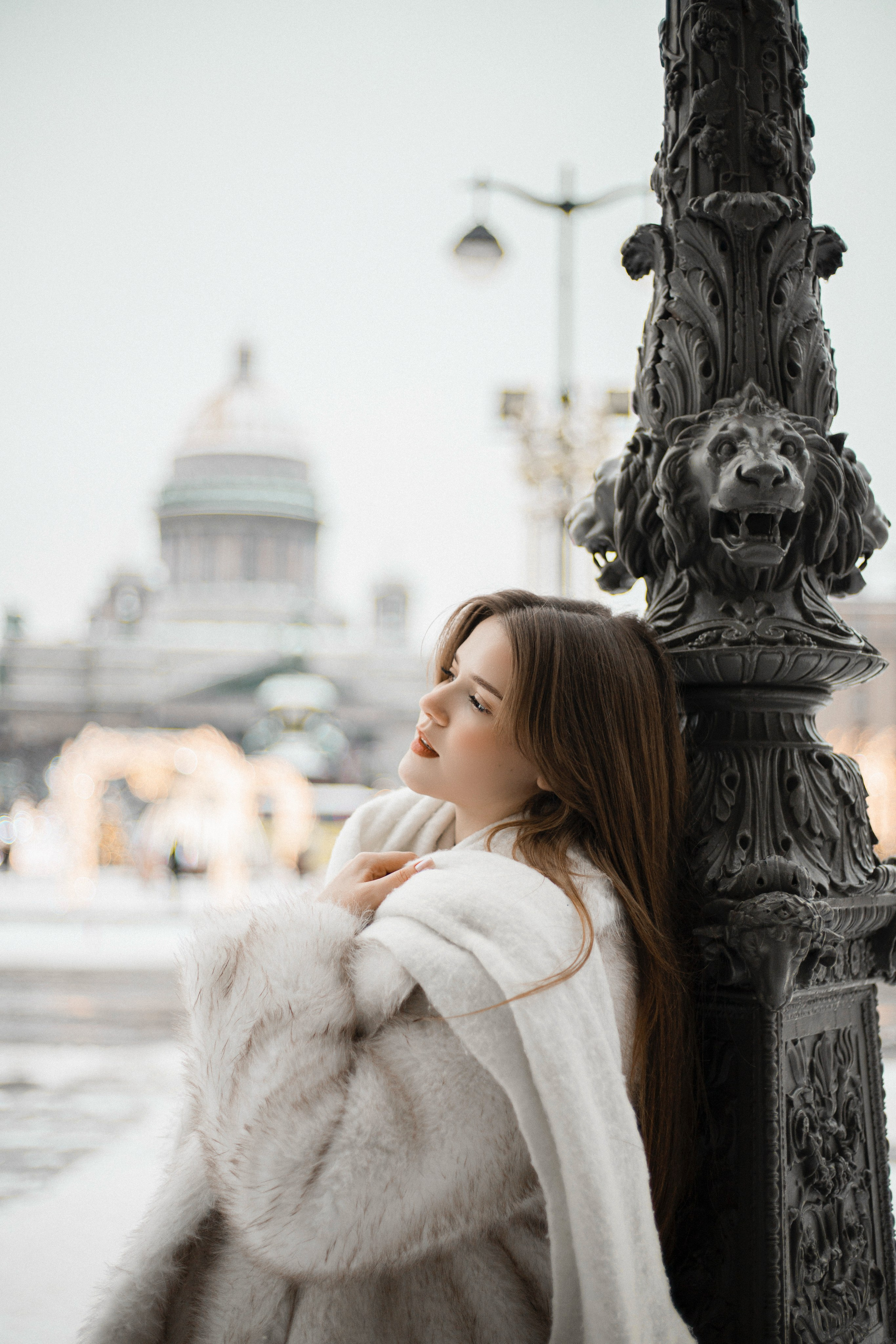 Lovestory: зимняя Исаакиевская площадь