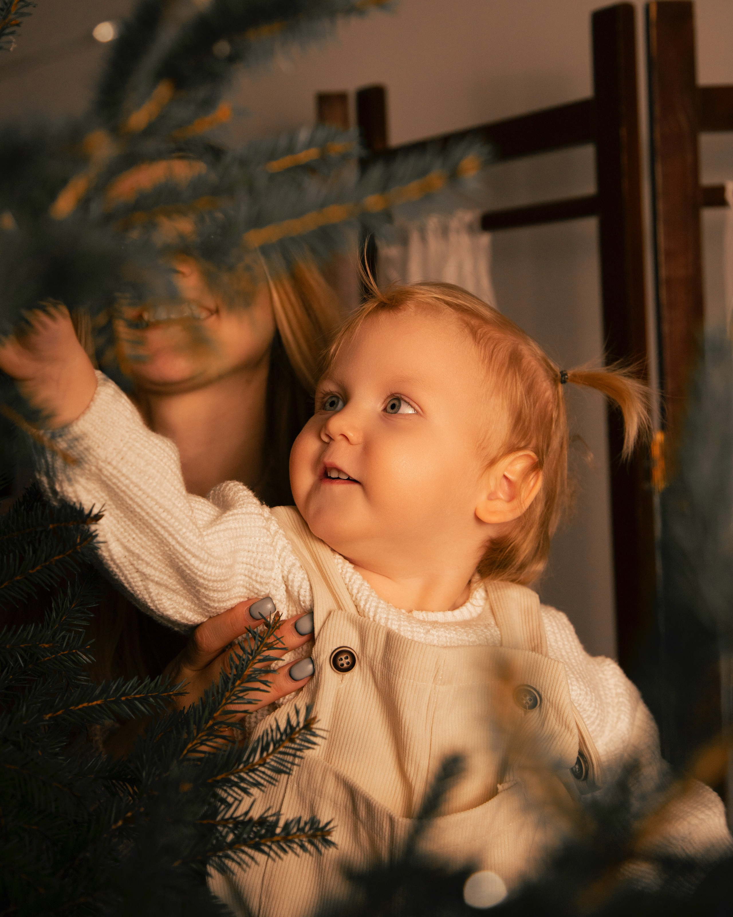 Новогодняя съёмка в фотостудии