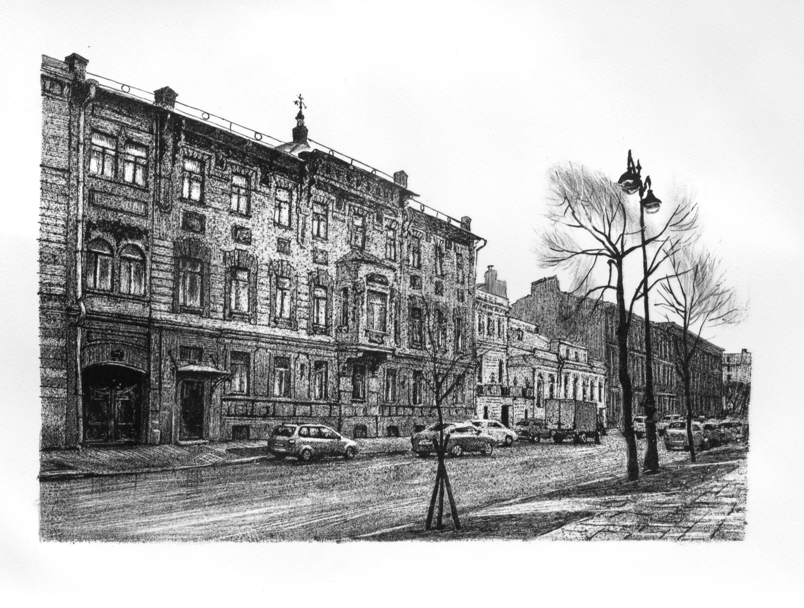 Университет. Альбом литографий. Ольга Васильева художник в Санкт-Петербурге