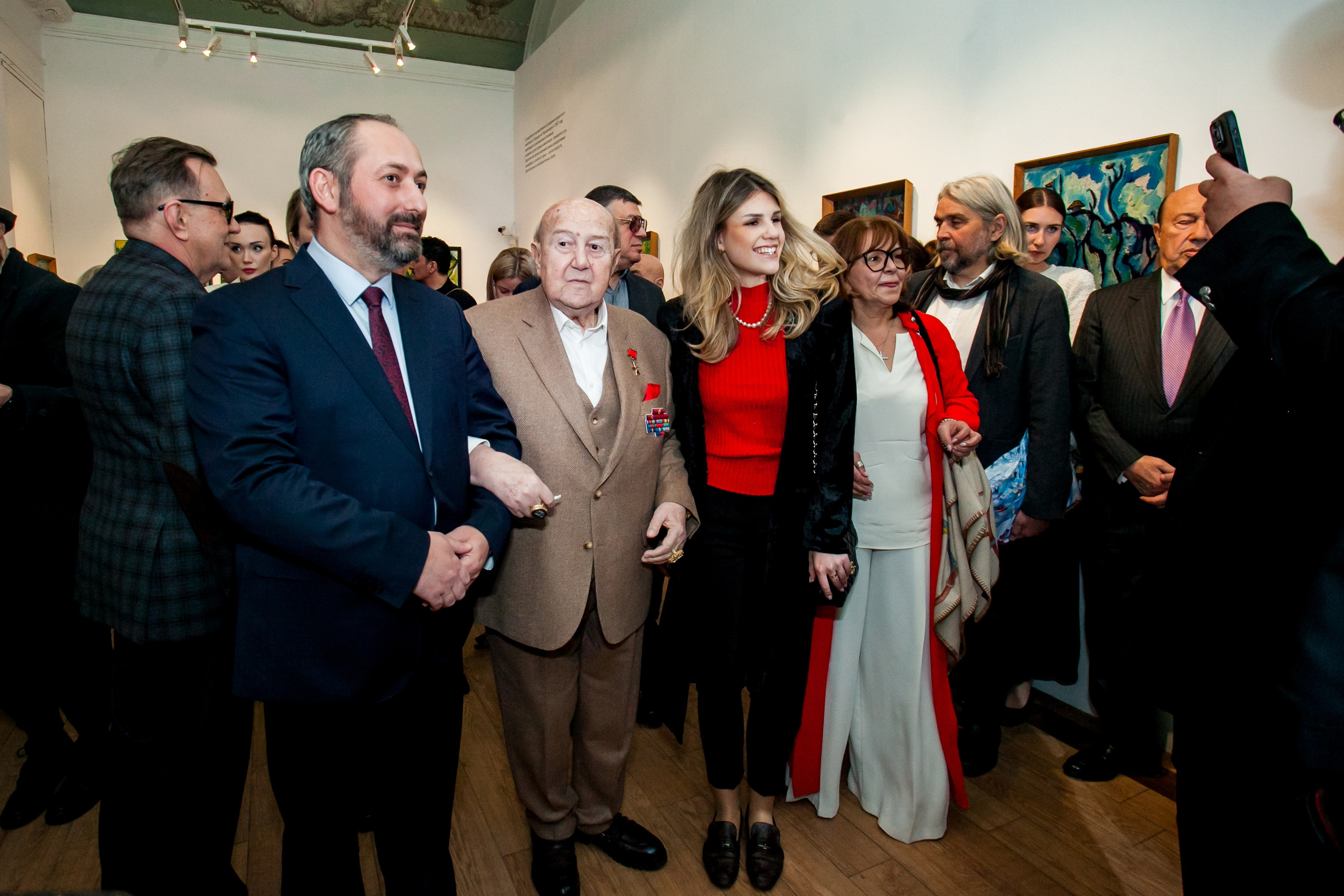 Открытие выставки Зураба Церетели. Art photographer Nino