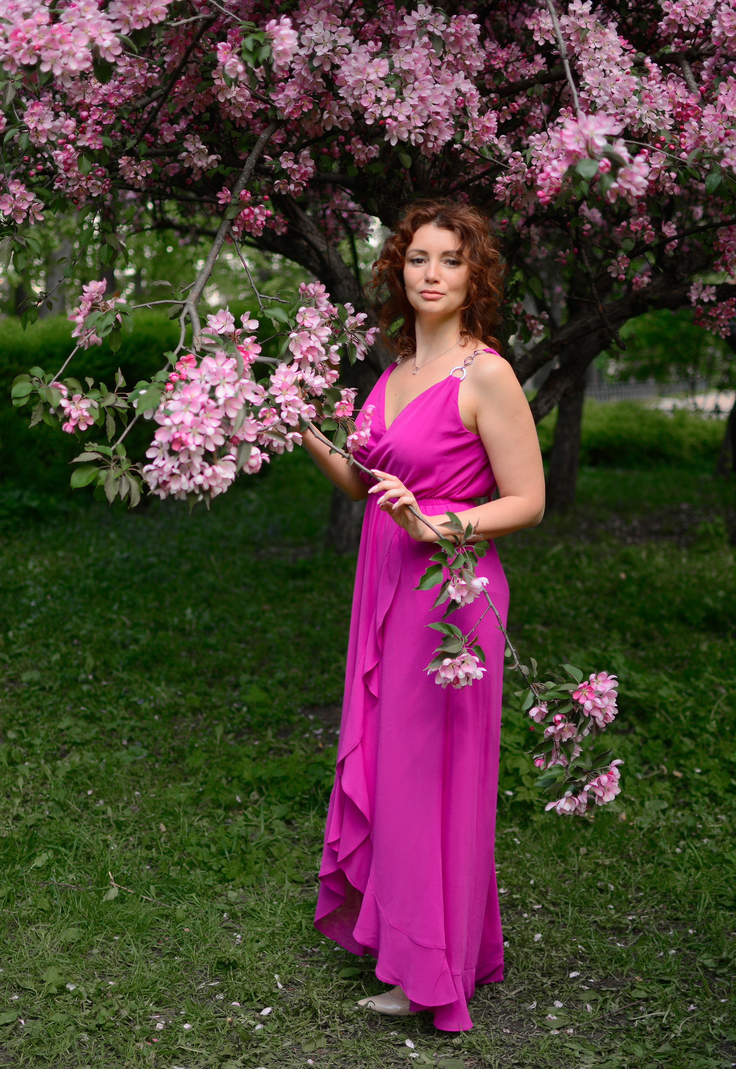 Фотосессия в цветах. Семейный фотограф