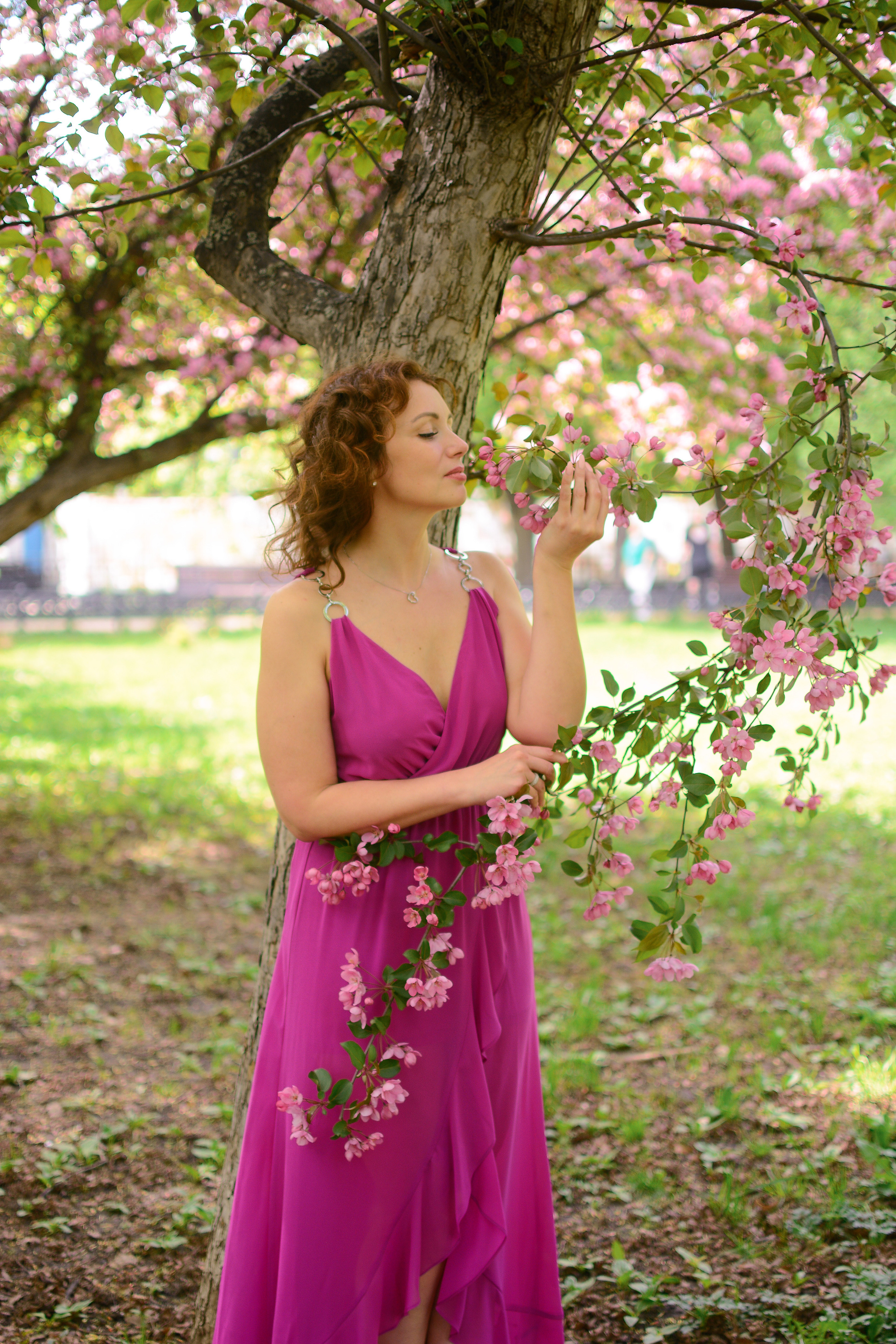 Фотосессия в цветах. Семейный фотограф