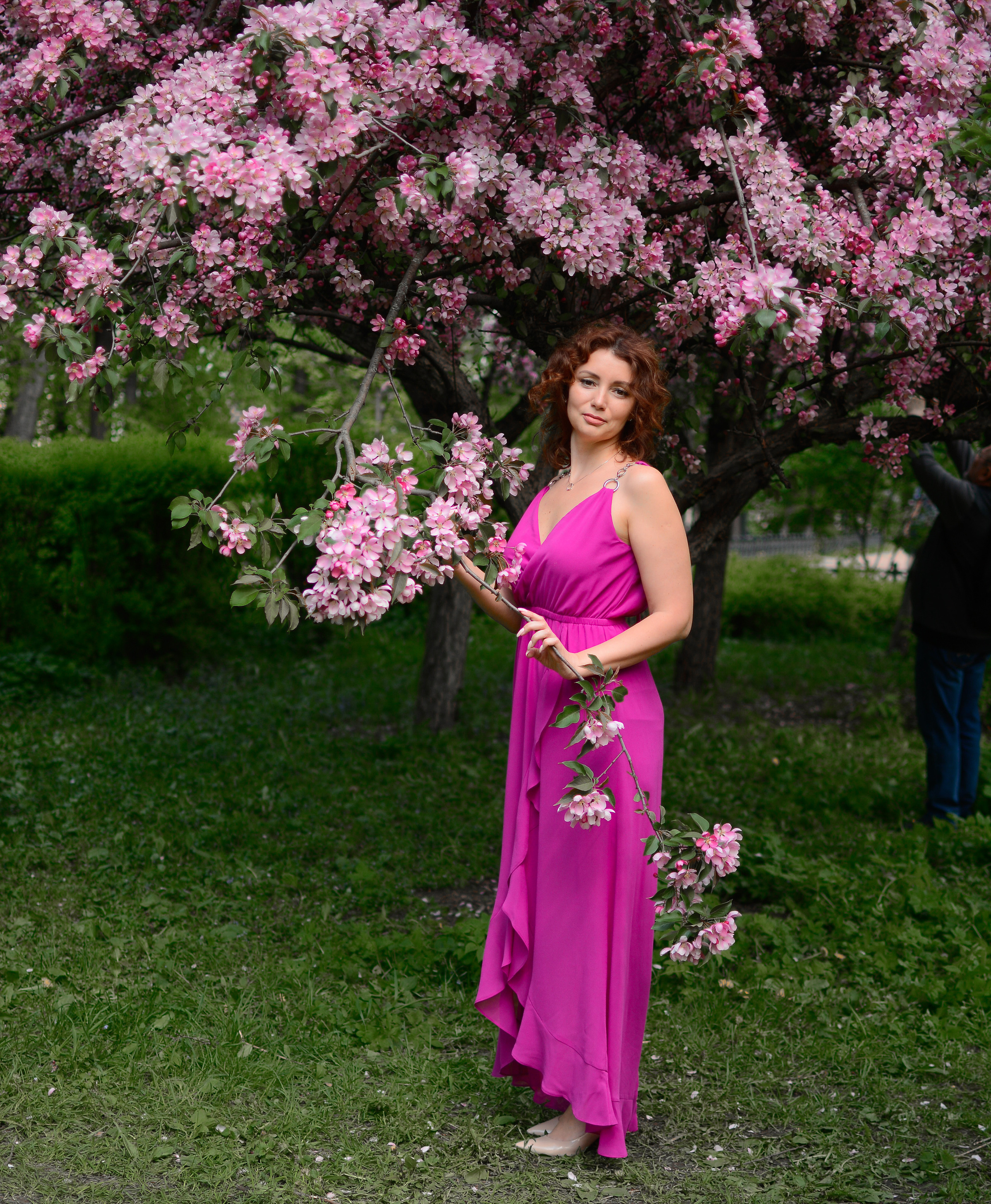 Фотосессия в цветах. Семейный фотограф