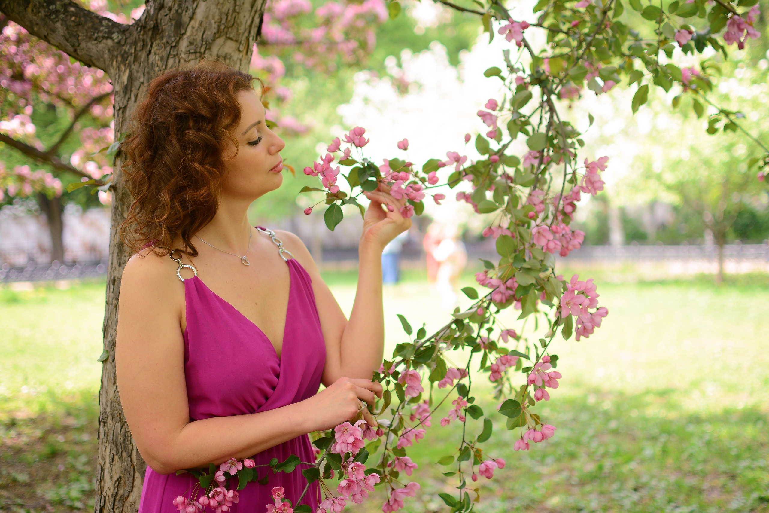 Фотосессия в цветах. Семейный фотограф