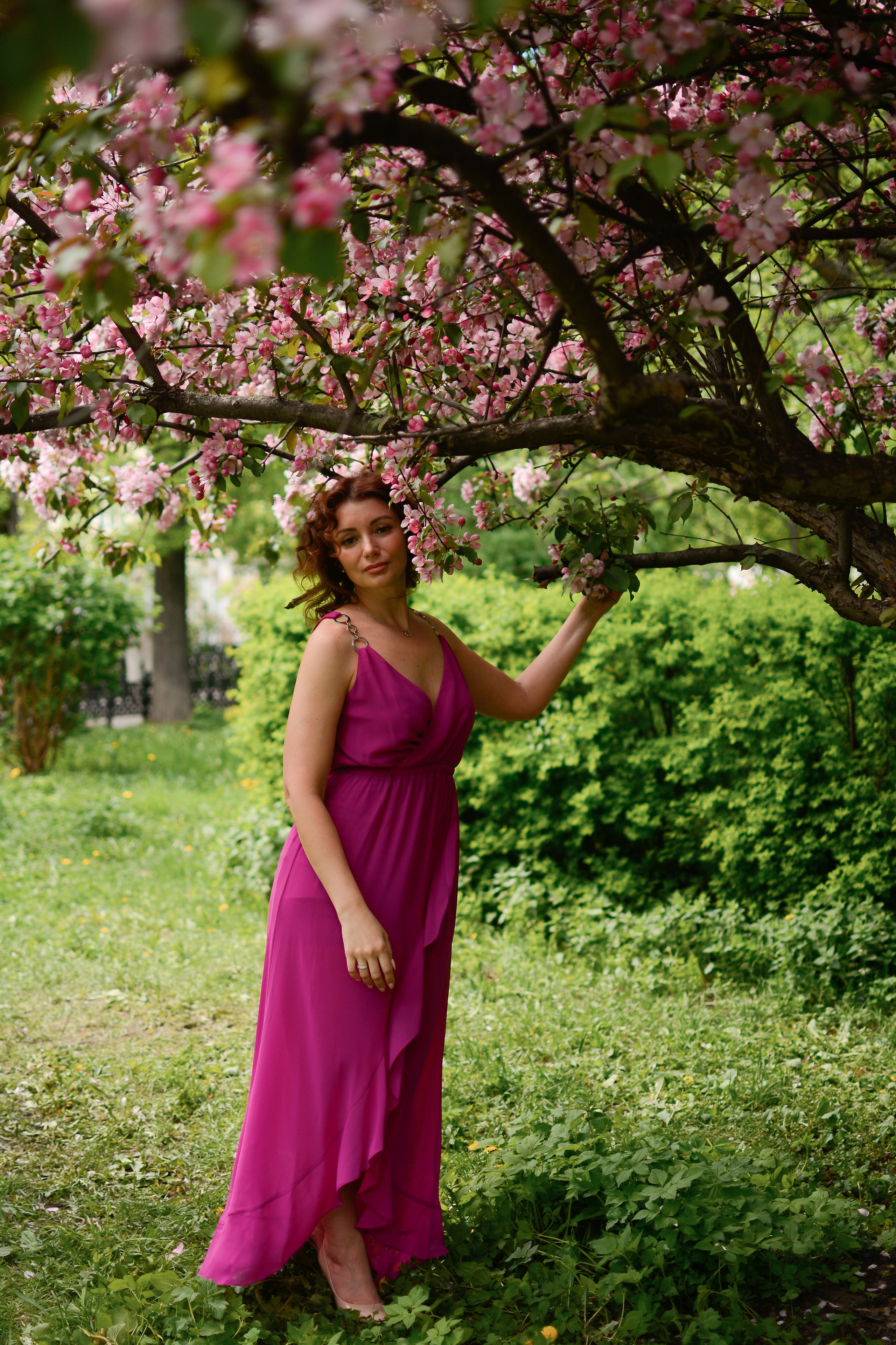 Фотосессия в цветах. Семейный фотограф