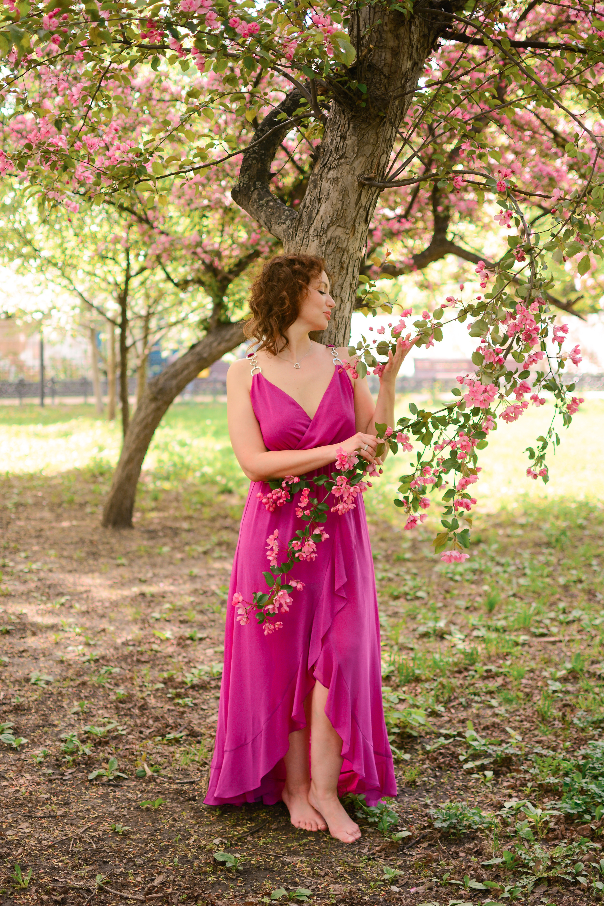 Фотосессия в цветах. Семейный фотограф