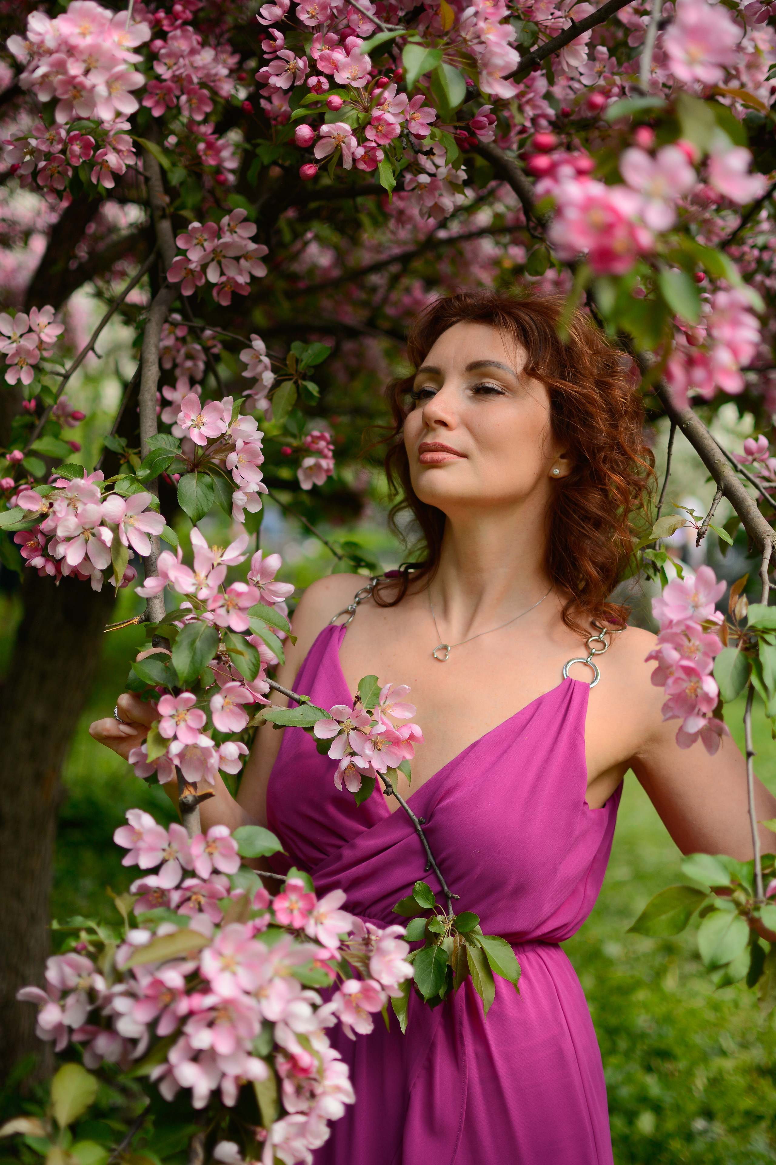 Фотосессия в цветах. Семейный фотограф