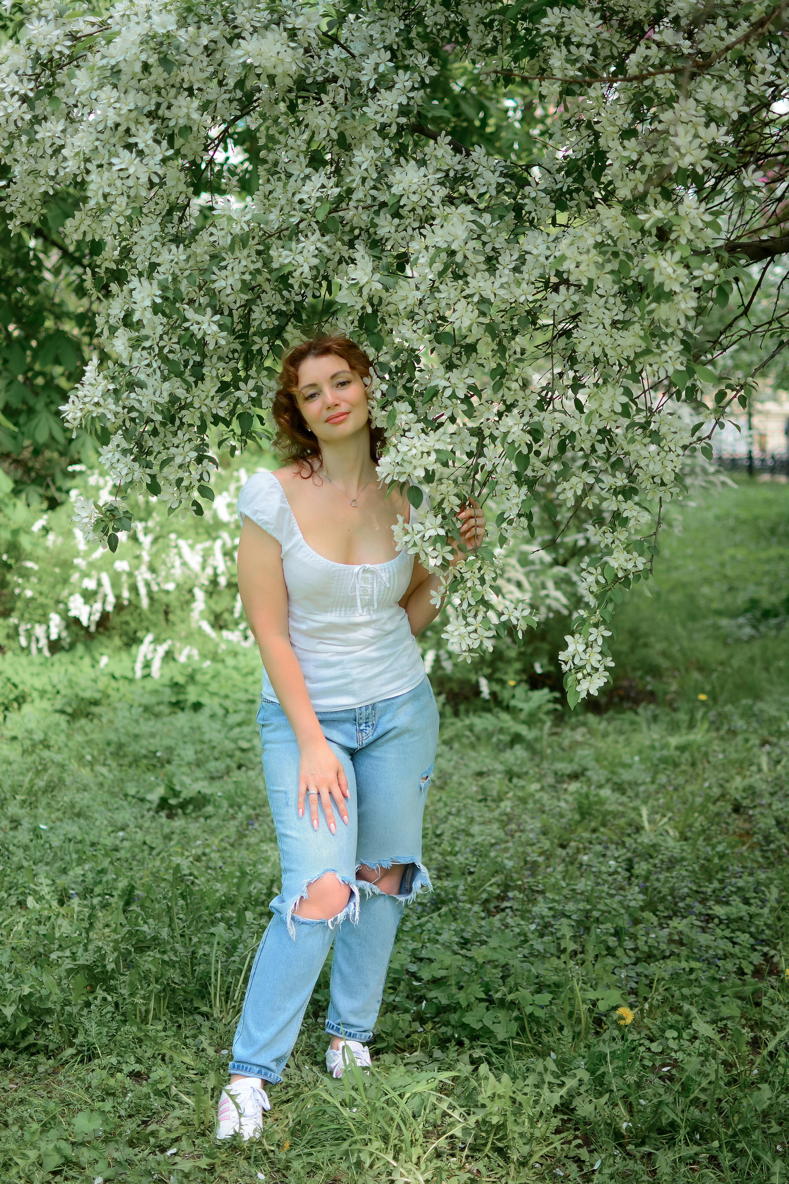 Фотосессия в цветах. Семейный фотограф