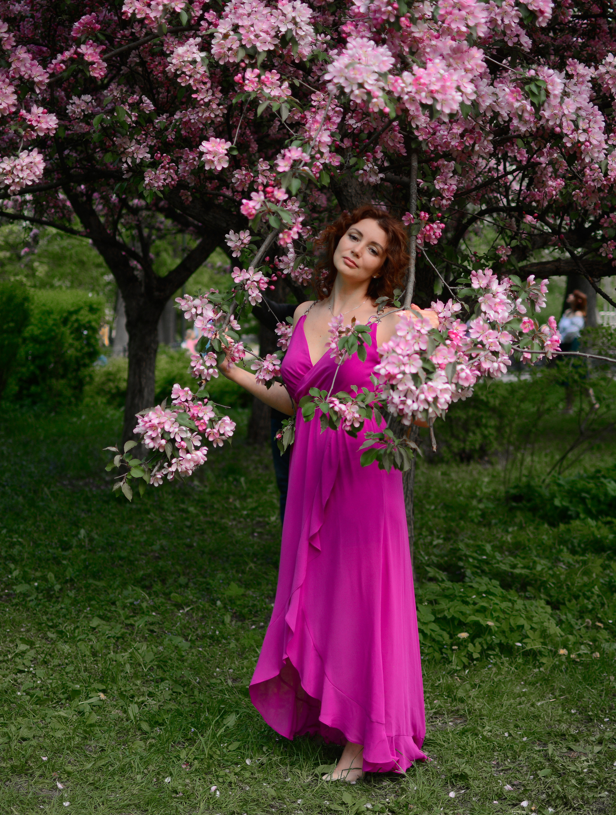 Фотосессия в цветах. Семейный фотограф