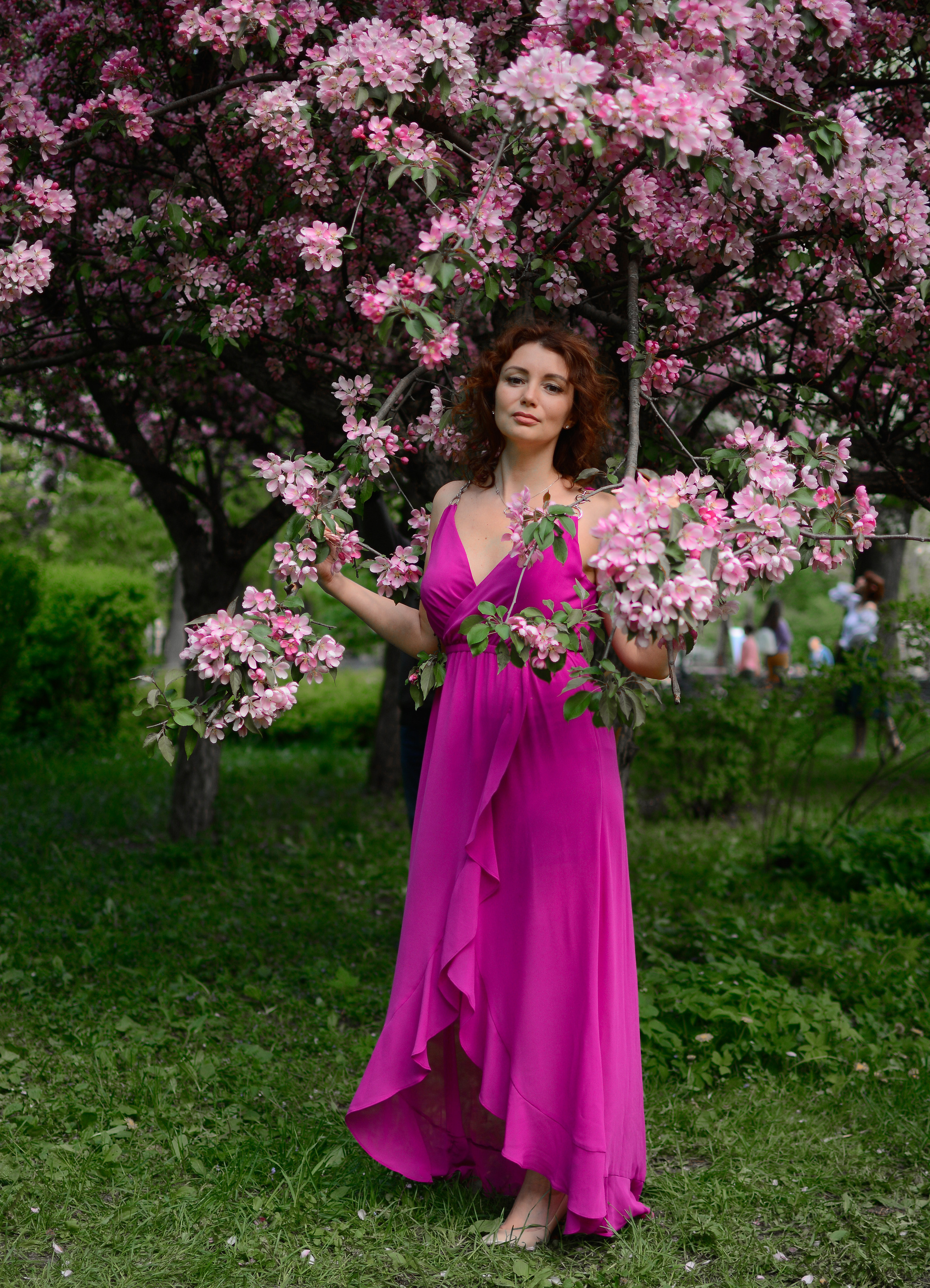 Фотосессия в цветах. Семейный фотограф