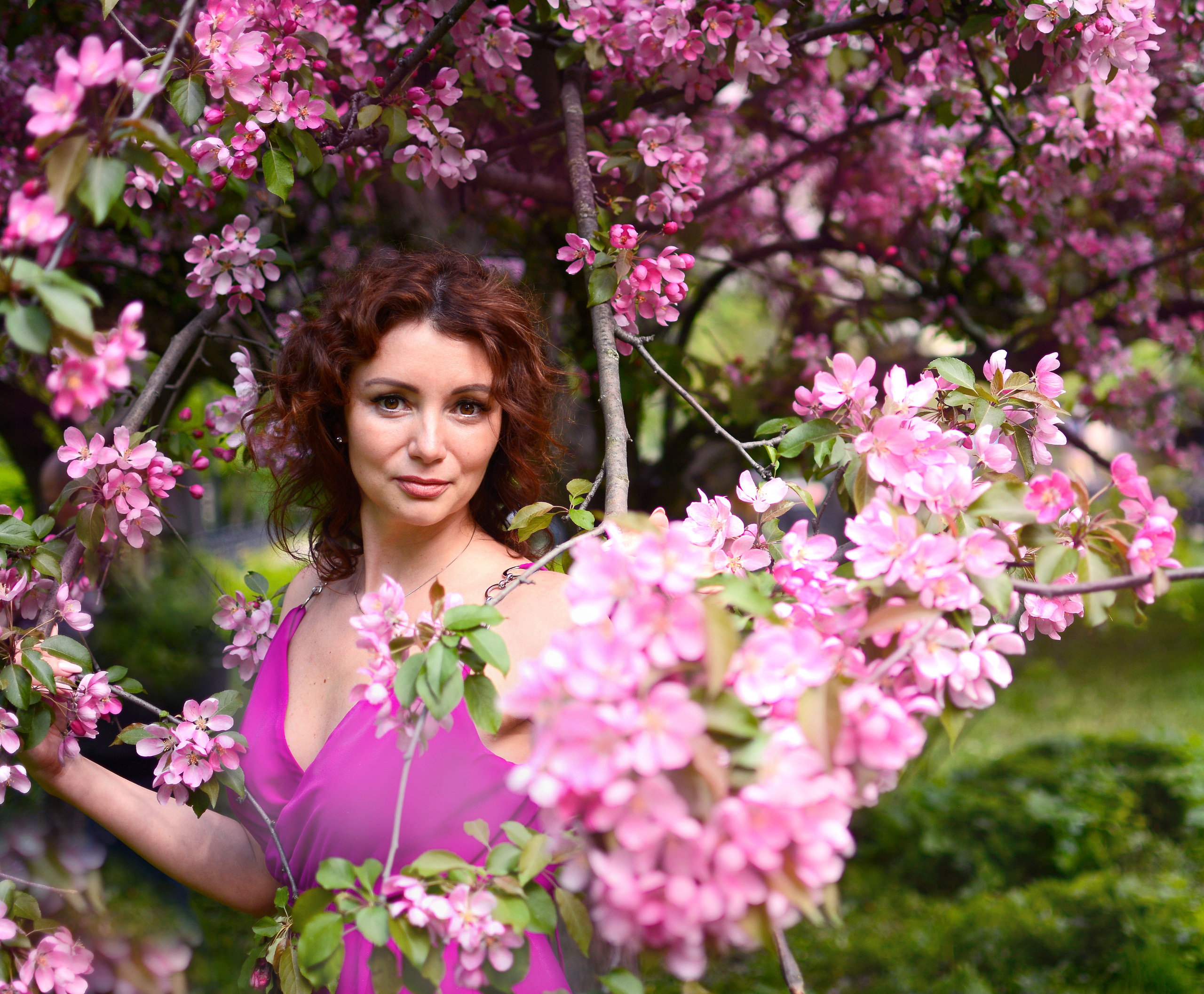 Фотосессия в цветах. Семейный фотограф