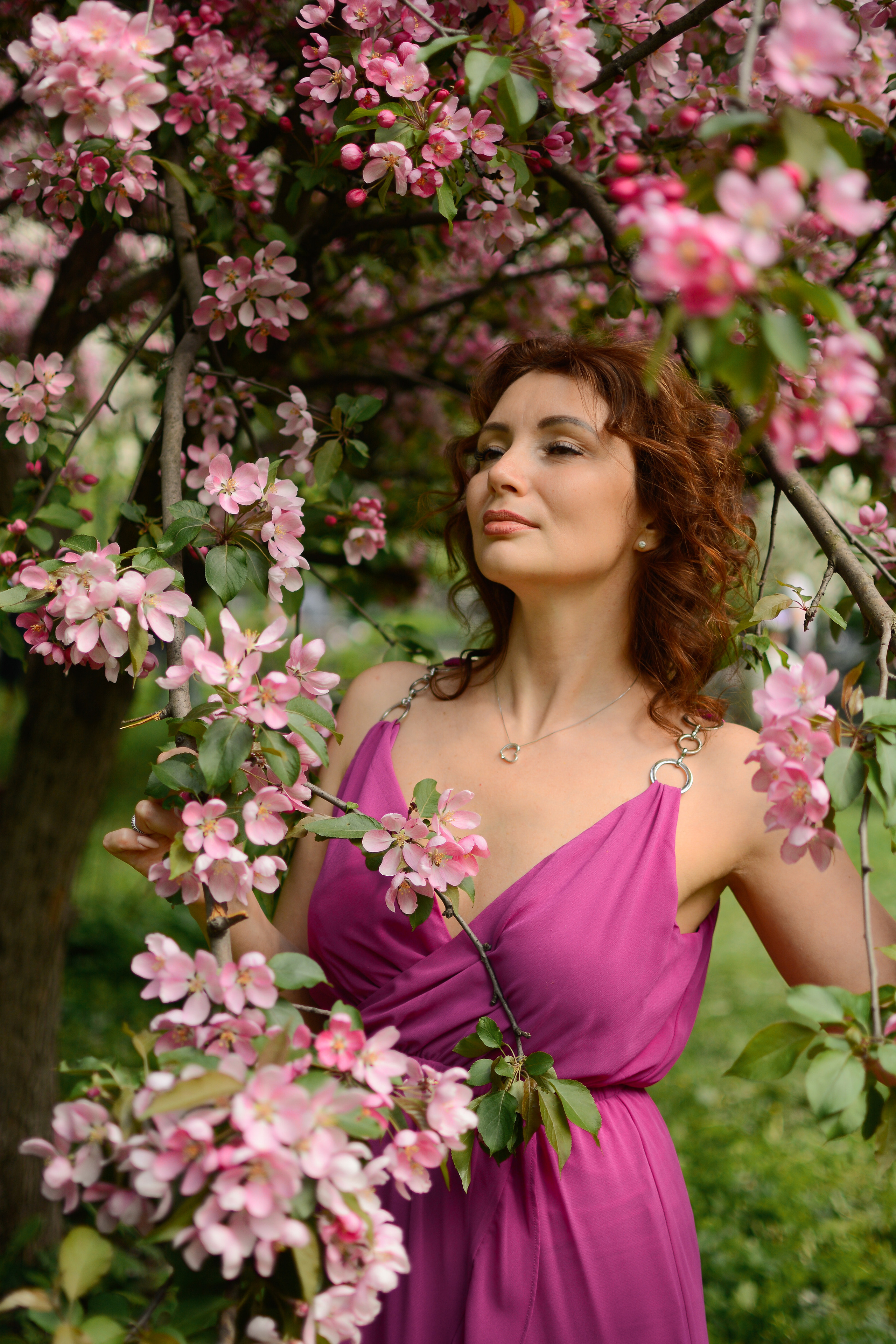 Фотосессия в цветах. Семейный фотограф