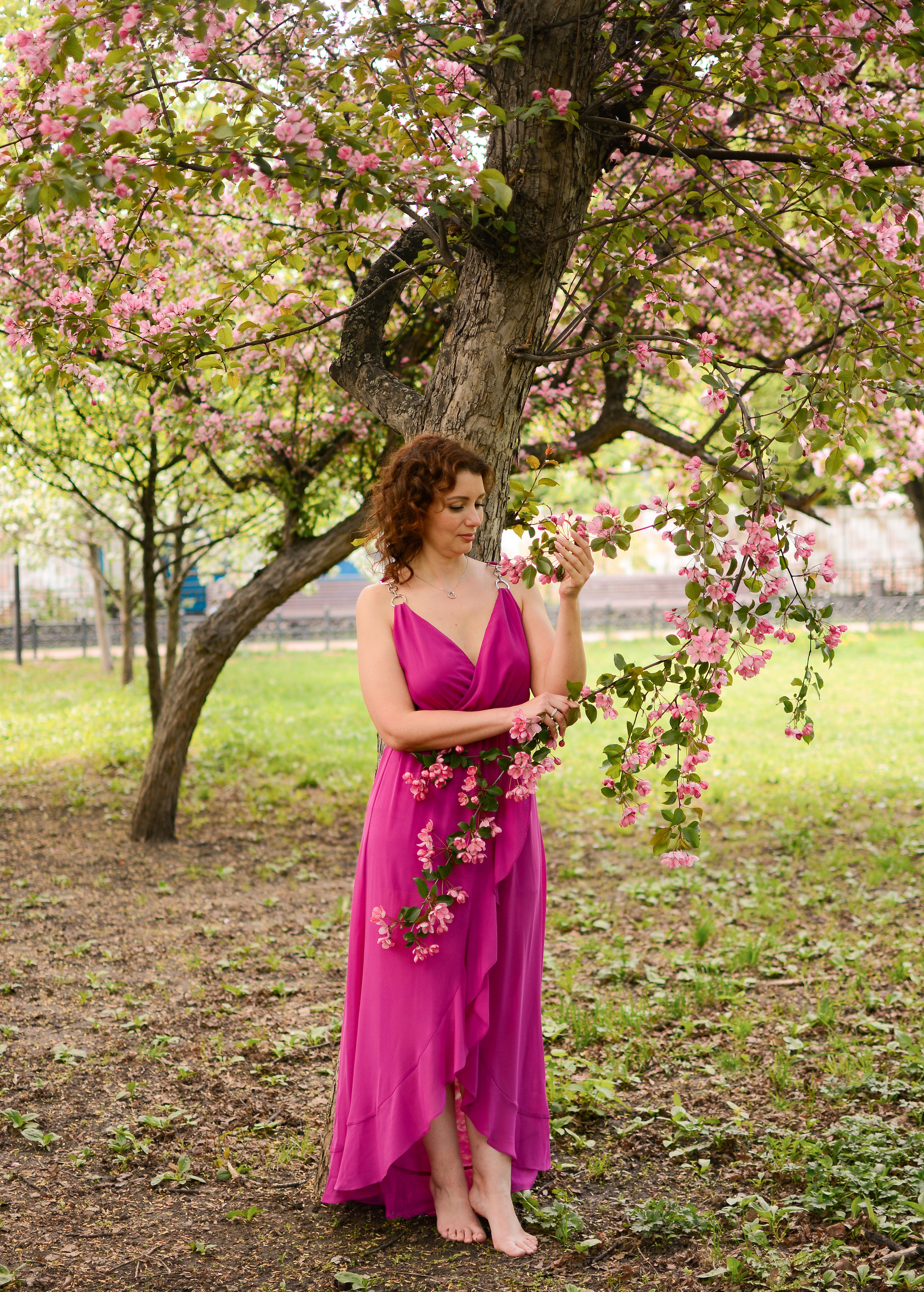 Фотосессия в цветах. Семейный фотограф