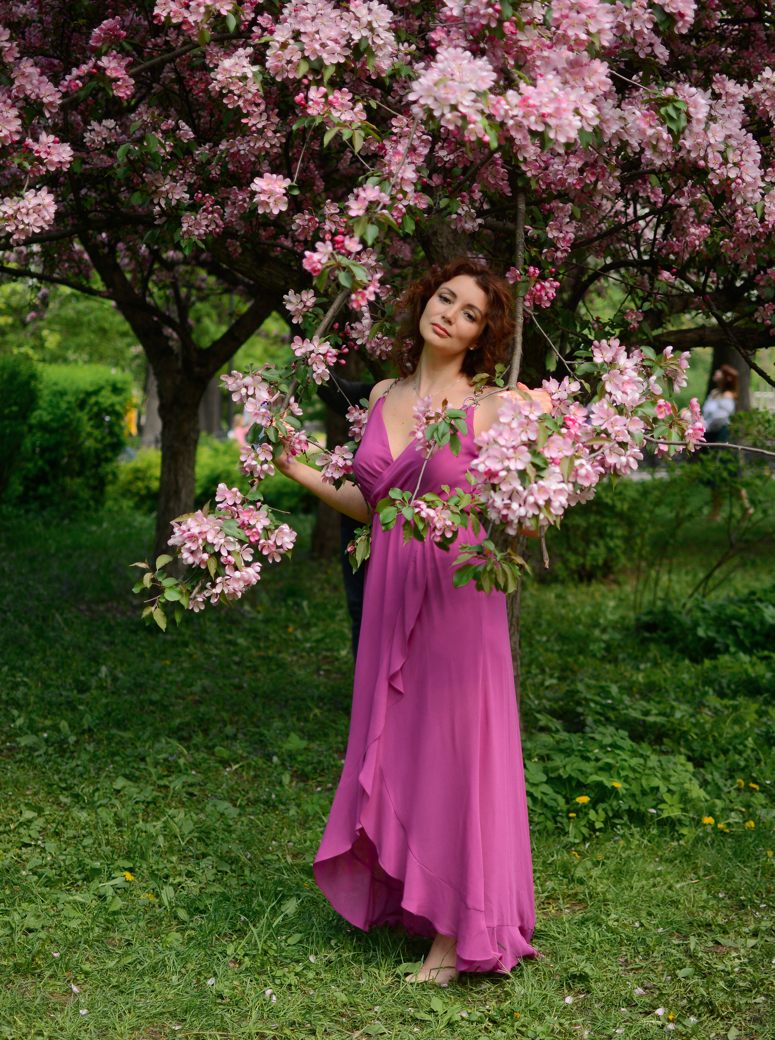 Фотосессия в цветах. Семейный фотограф