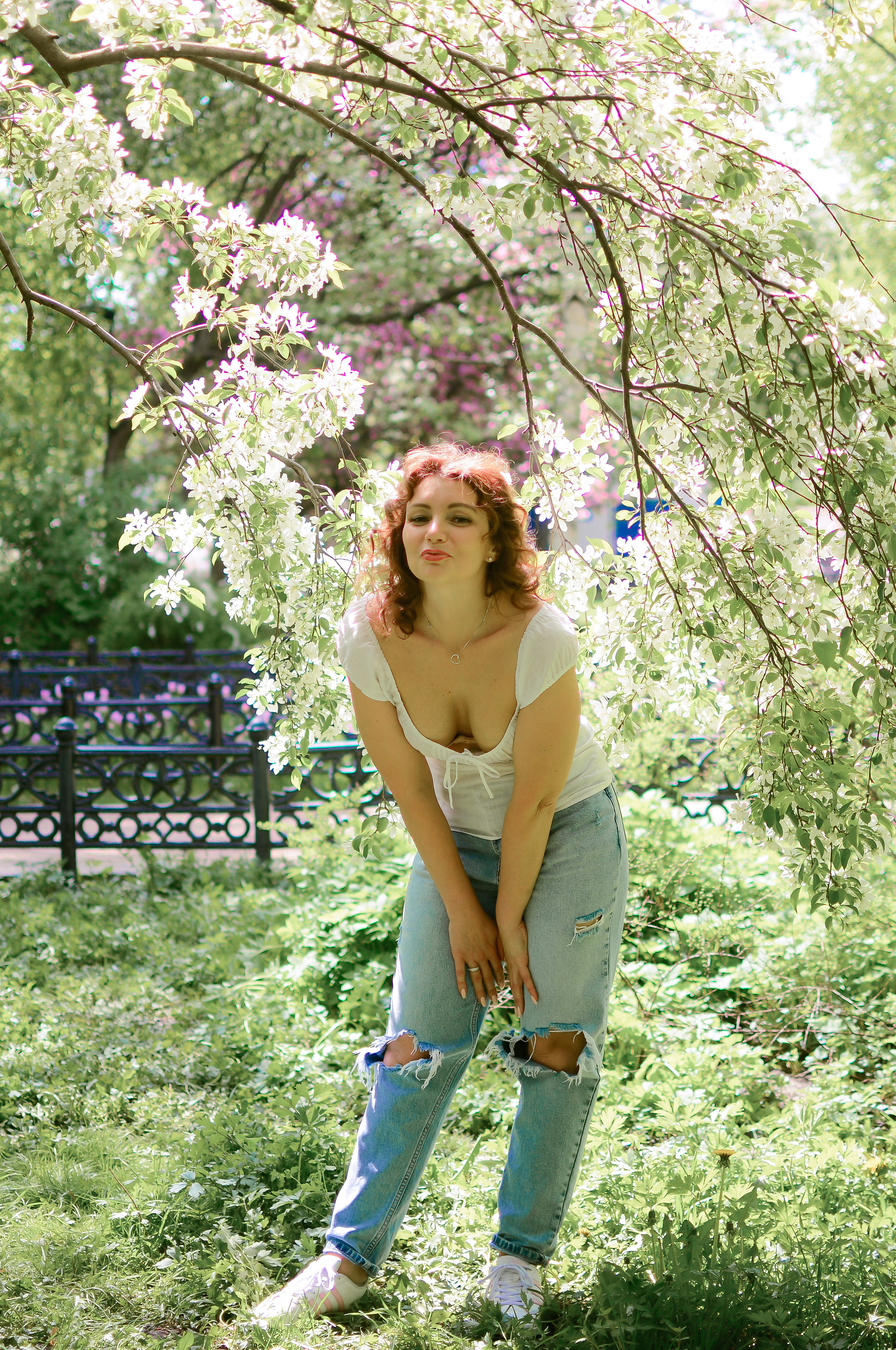 Фотосессия в цветах. Семейный фотограф