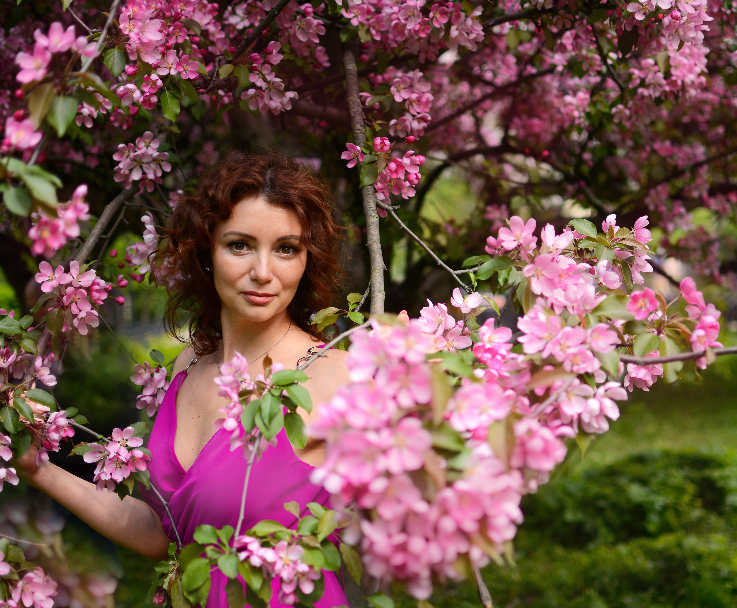 Фотосессия в цветах. Семейный фотограф