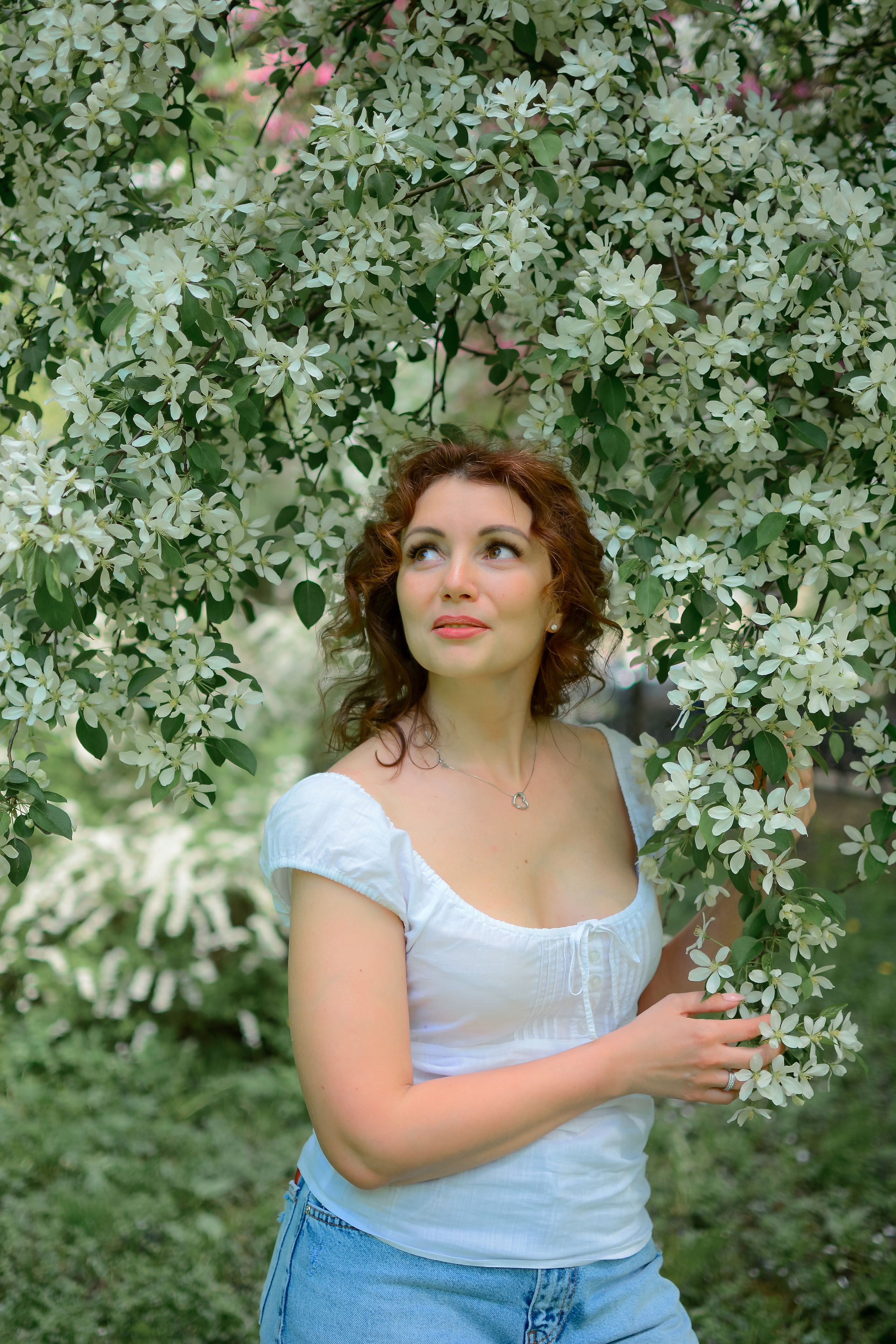 Фотосессия в цветах. Семейный фотограф