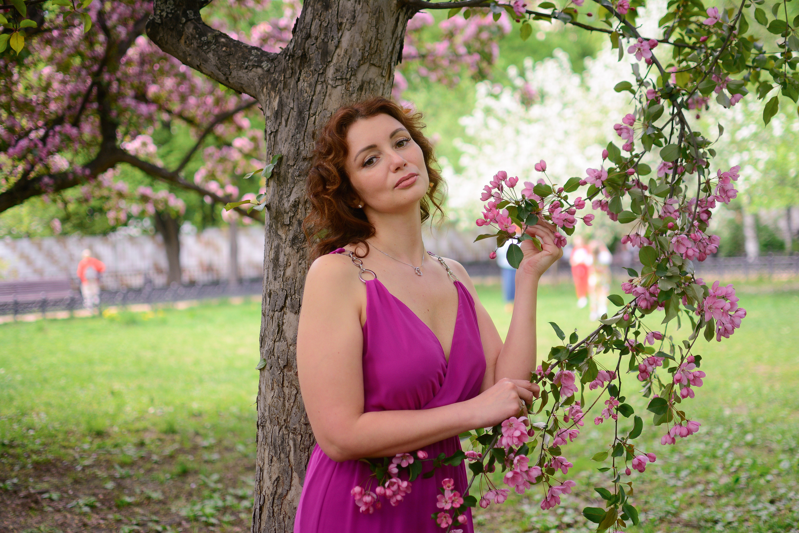 Фотосессия в цветах. Семейный фотограф