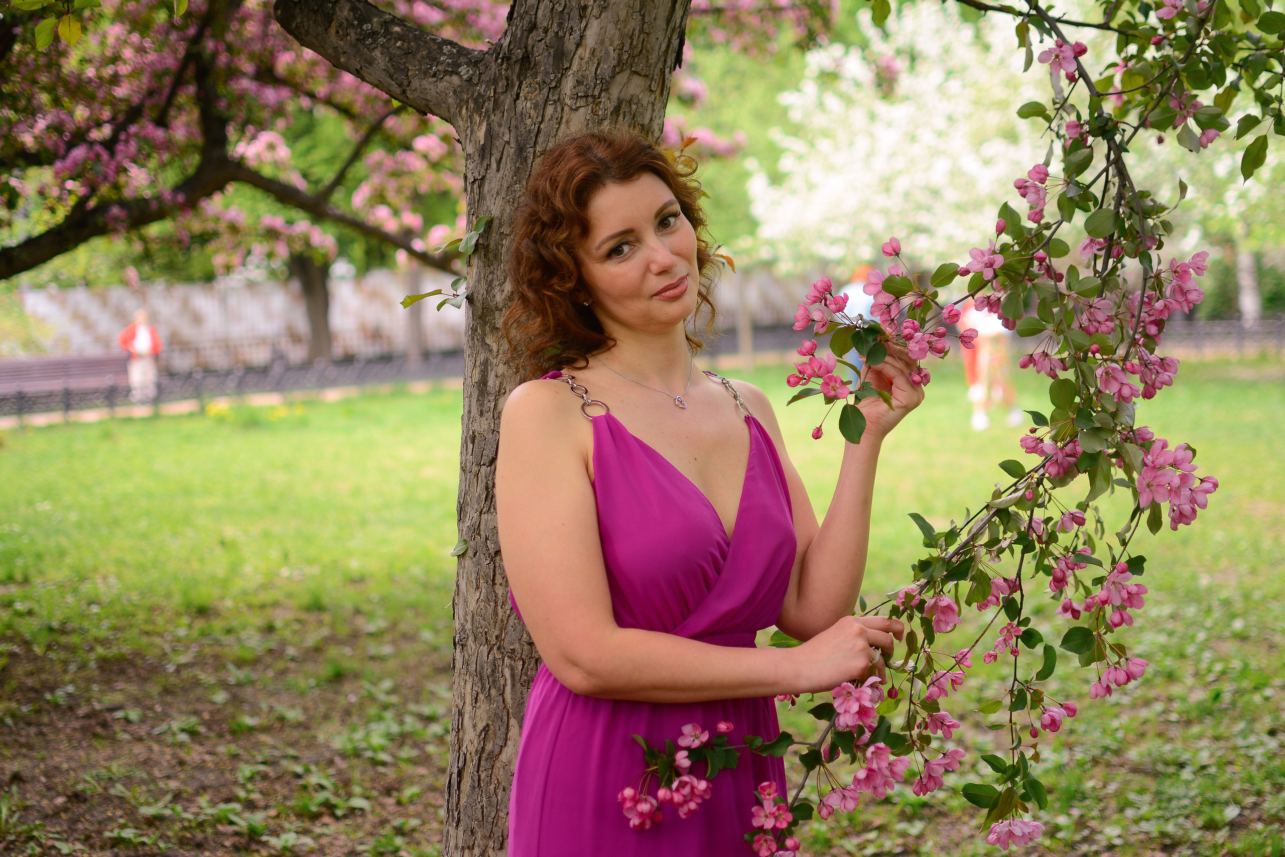 Фотосессия в цветах. Семейный фотограф