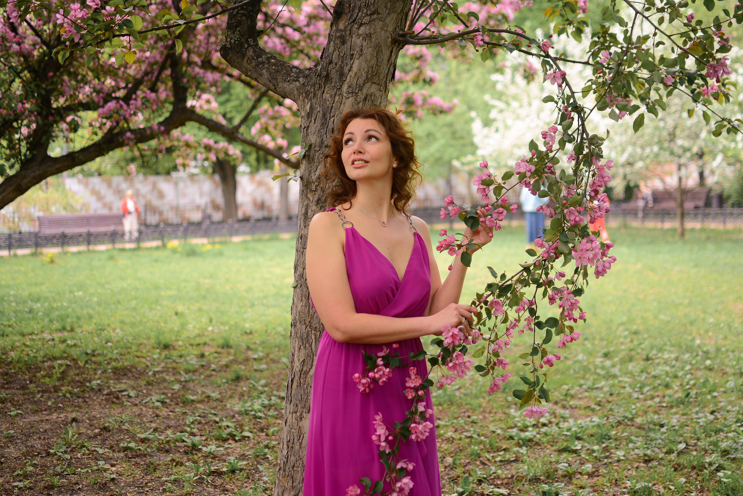 Фотосессия в цветах. Семейный фотограф