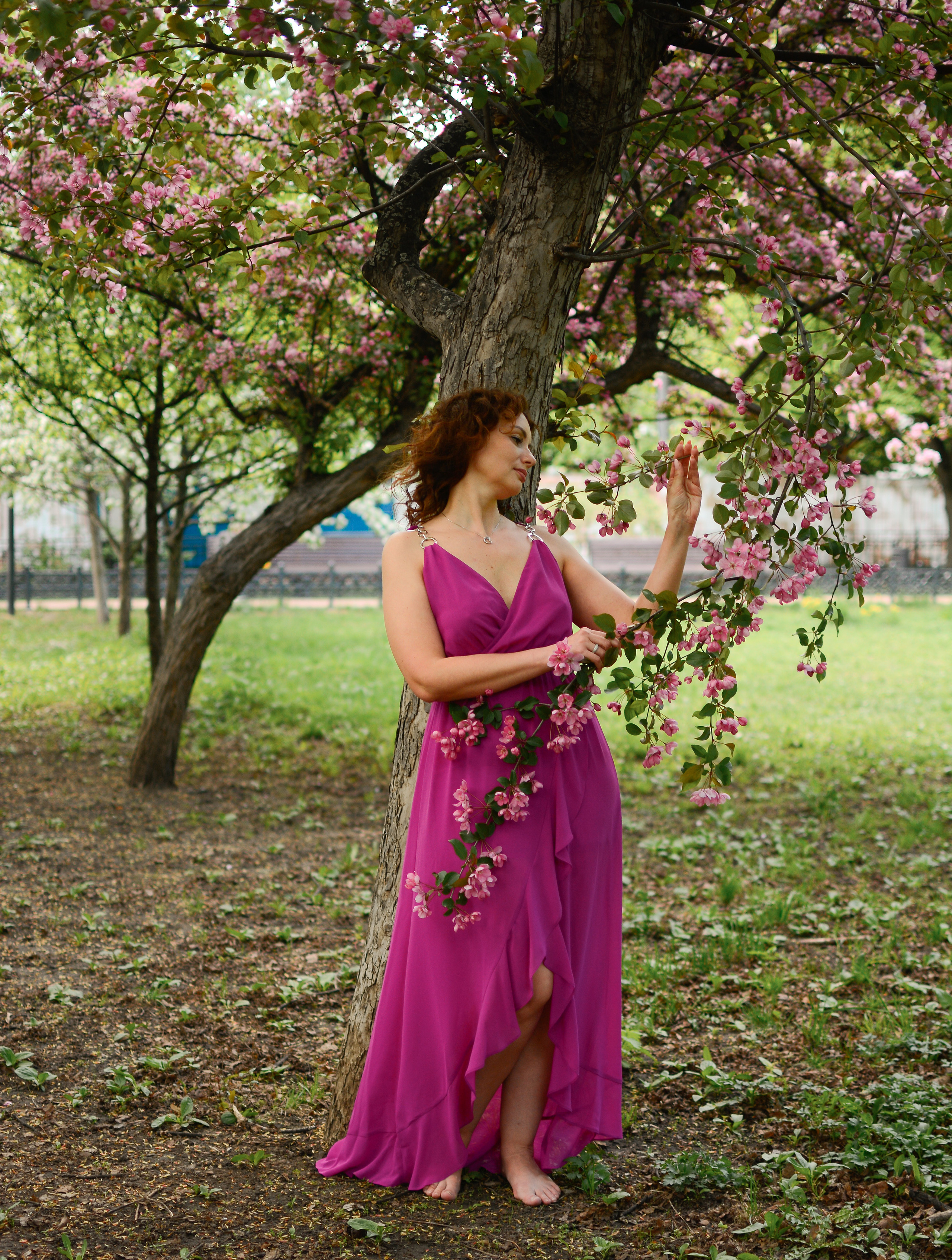 Фотосессия в цветах. Семейный фотограф