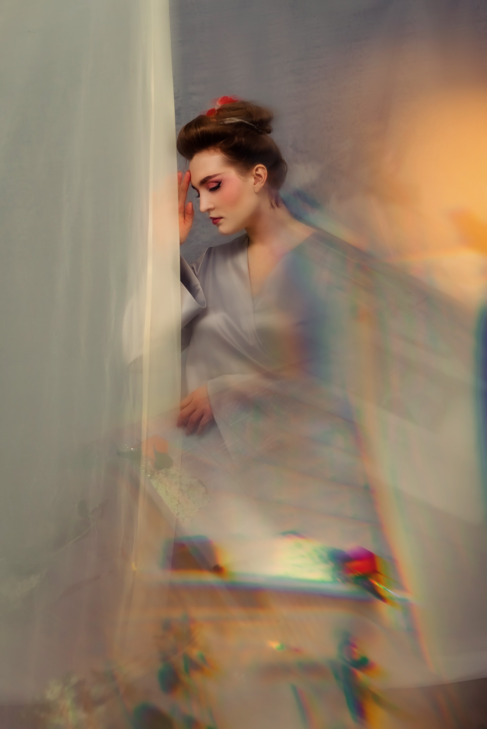 Съемка в стиле Гейша. Фотограф Тула творческие фотосессии недорого Ольга Ромашина