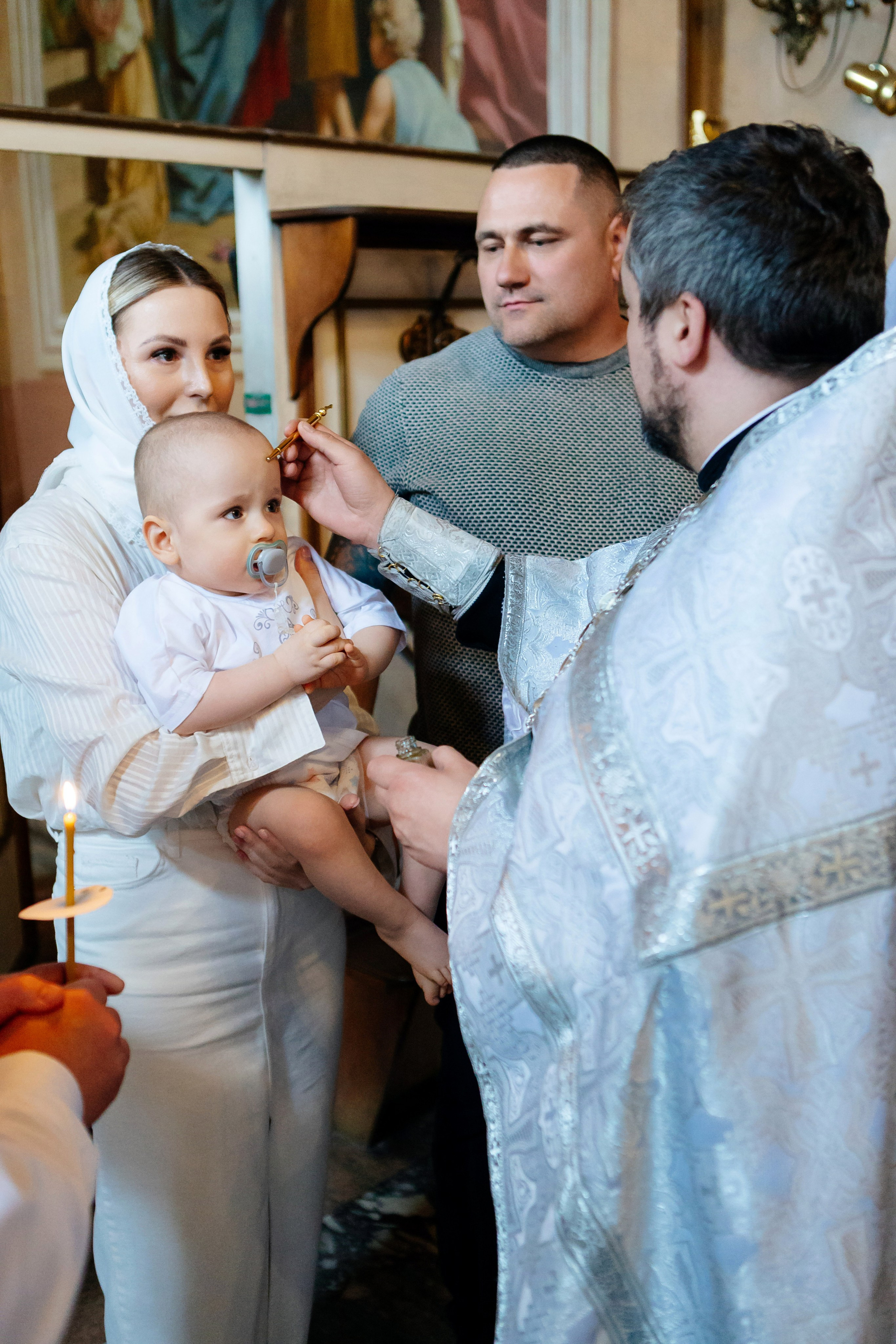 Крещение Даниила. Семейный и детский фотограф в Москве Александра Мак