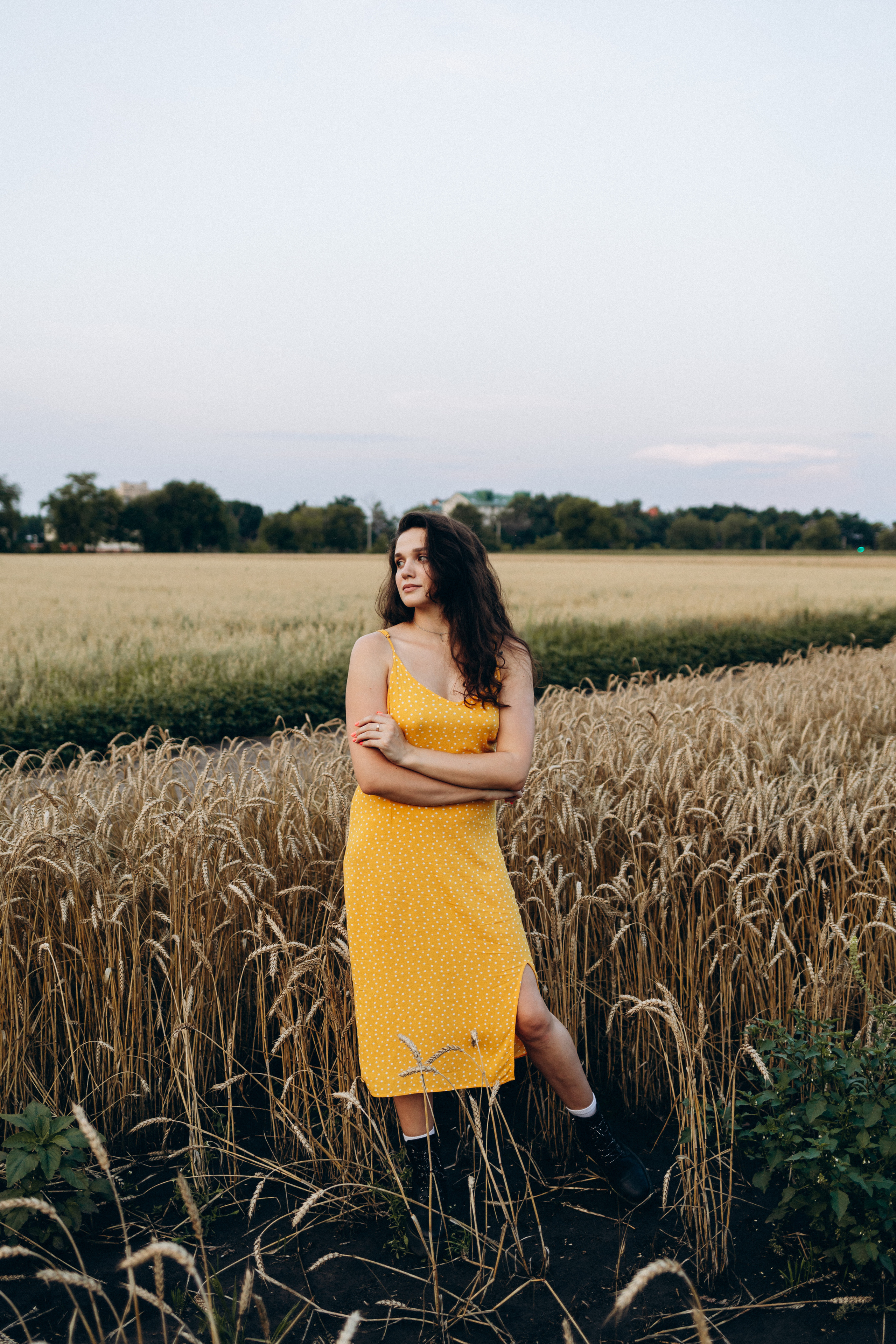 Ксюша. В поле. Портретный и семейный фотограф