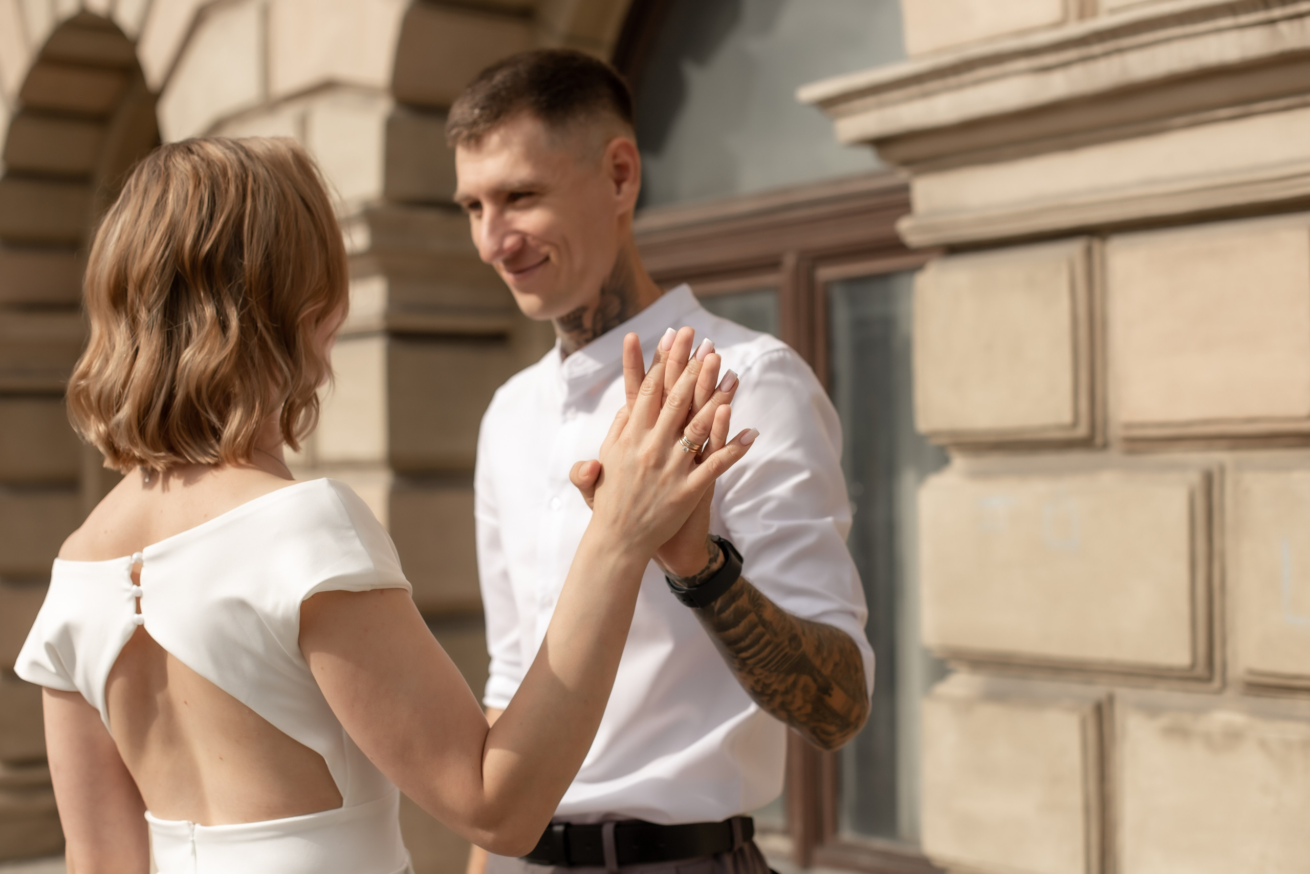 Саша и Вика. Биржевой сквер. Фотограф в Калининграде Решетникова Алина